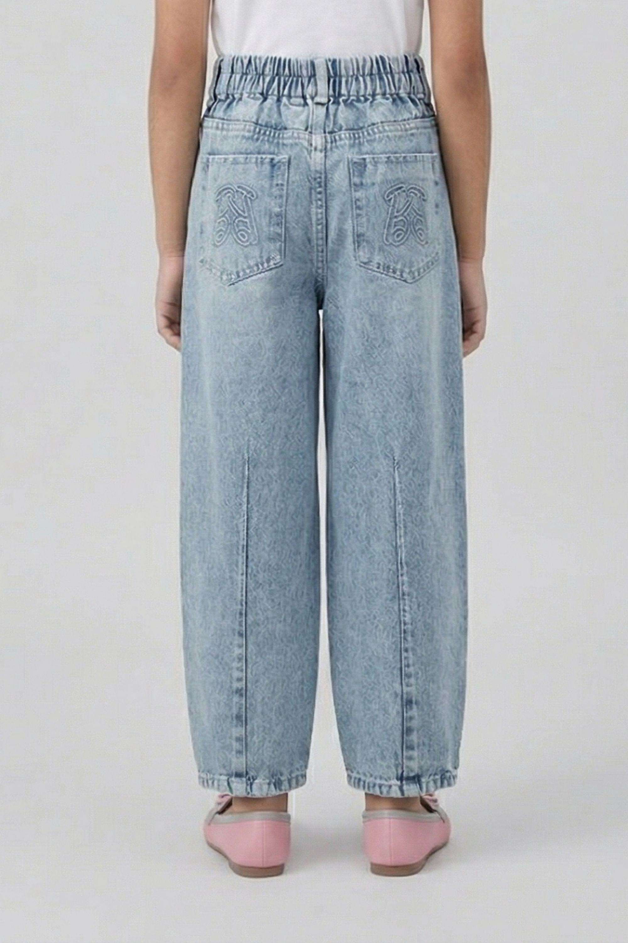 Solid-Cotton-Relaxed-Fit-Girls-Pants