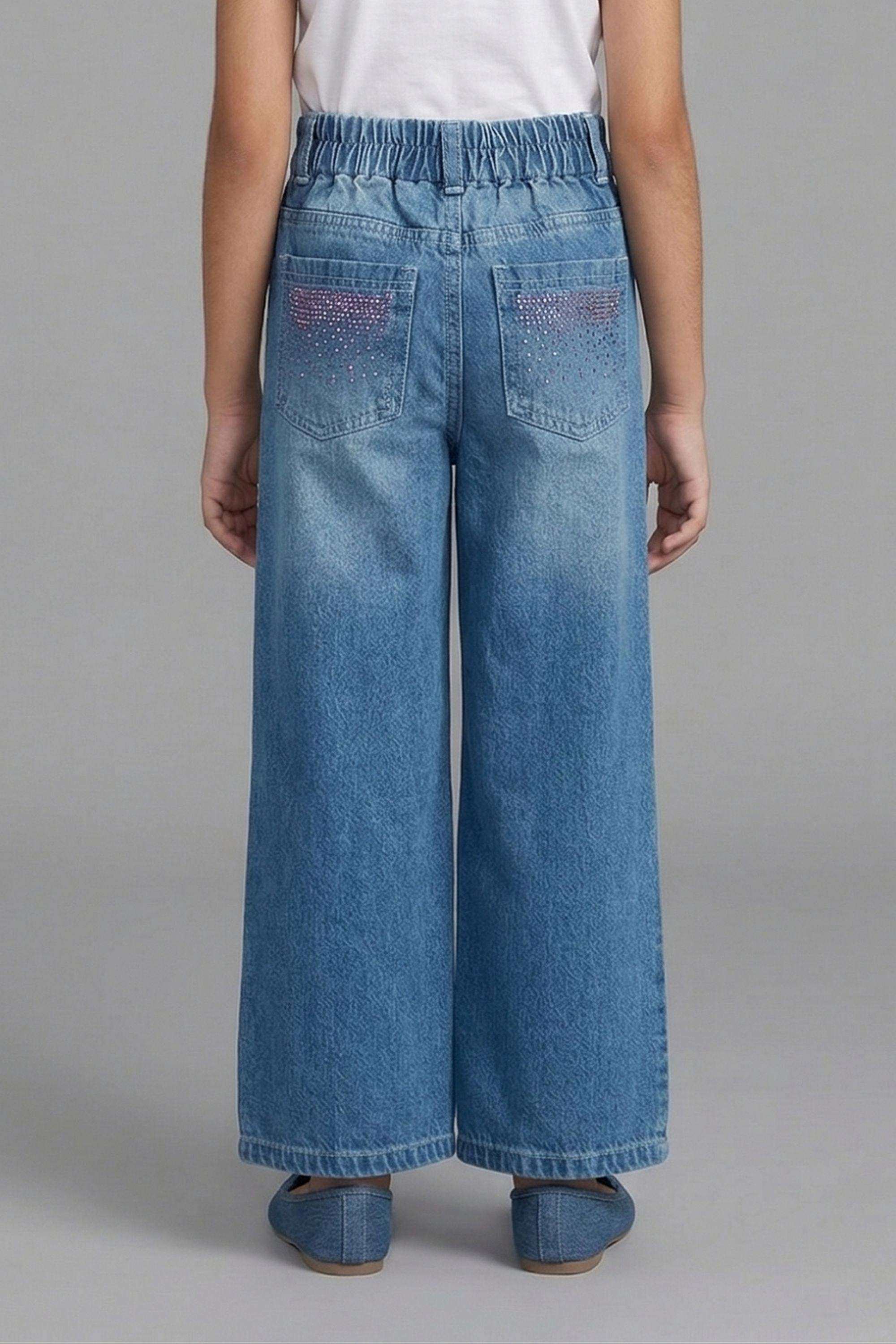 Solid-Cotton-Straight-Fit-Girls-Pants
