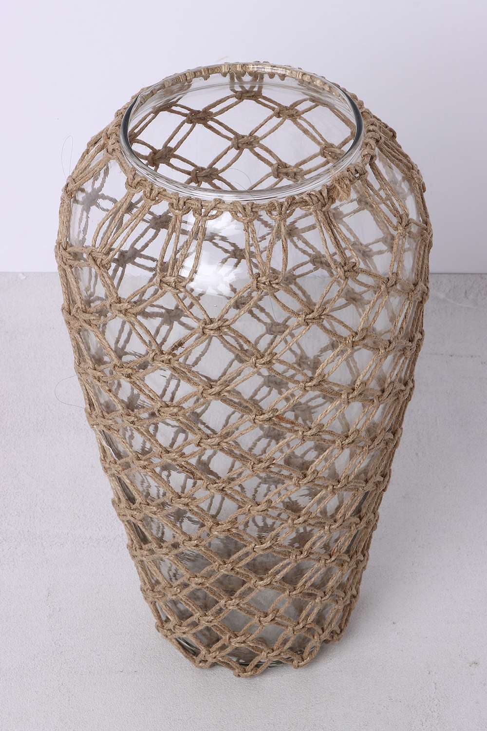 Aria-Vase-With-Braided-Jute-18Cm