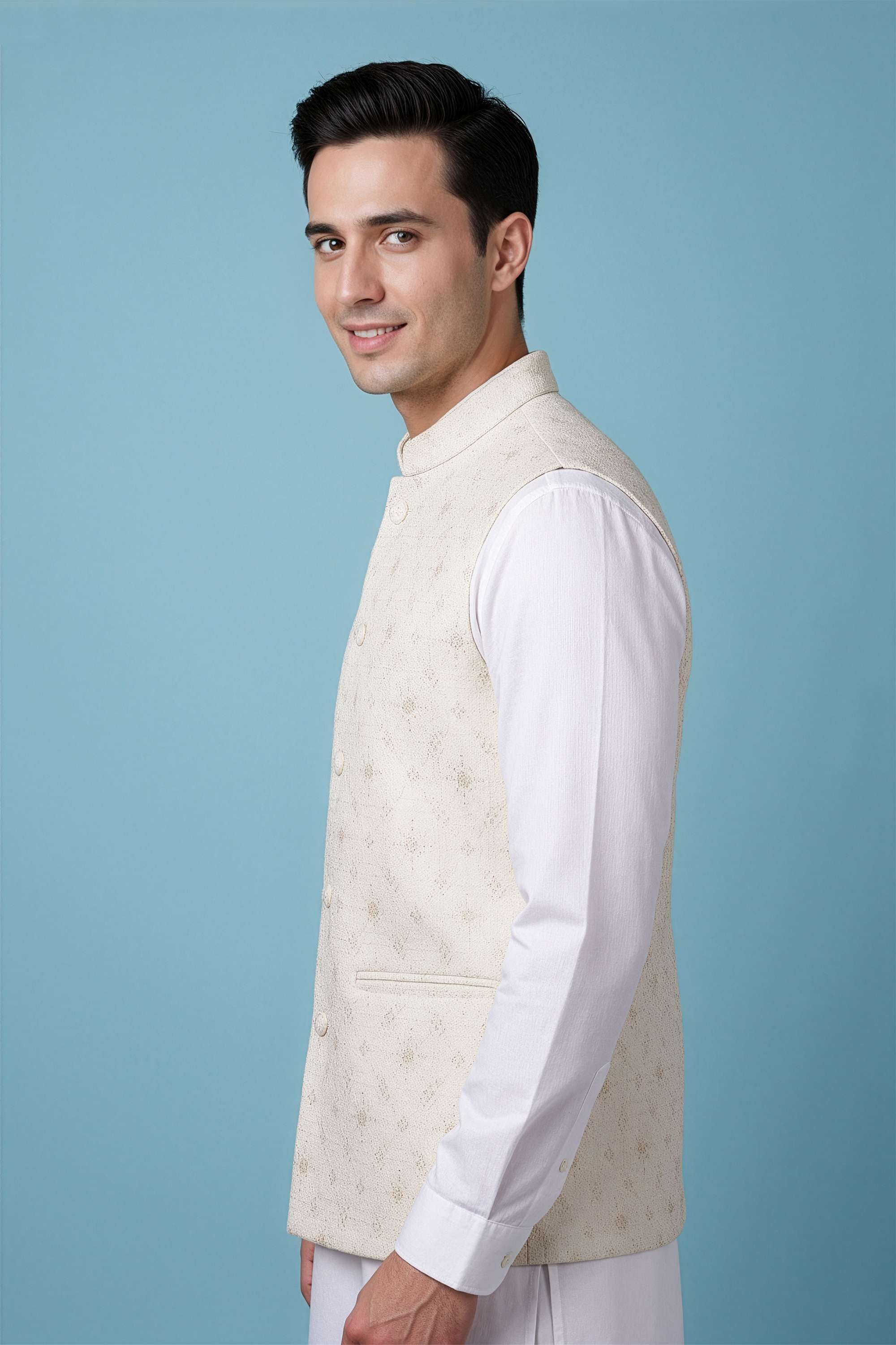 Polyester-Button-Regular-Fit-Men-Casual-Wear-Waistcoat