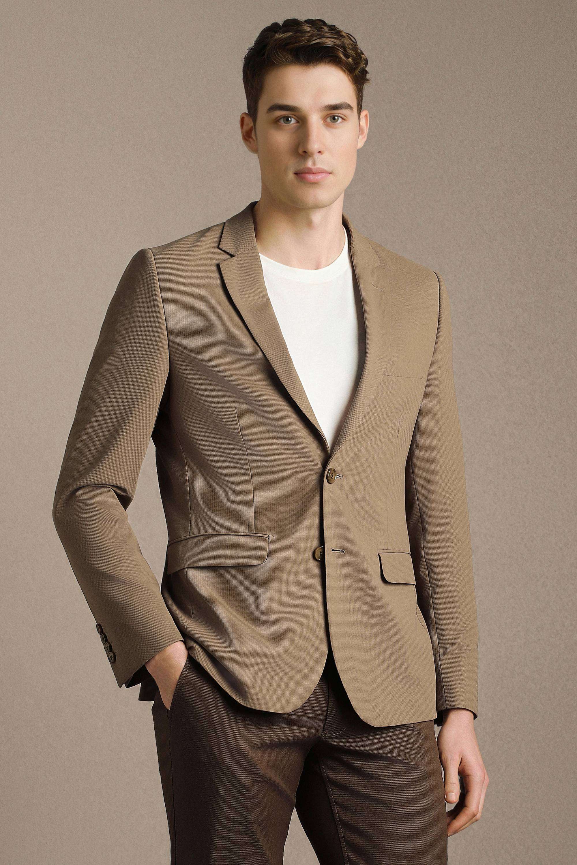 Textured-Nylon-Terry-Super-Slim-Fit-Men-s-Blazer