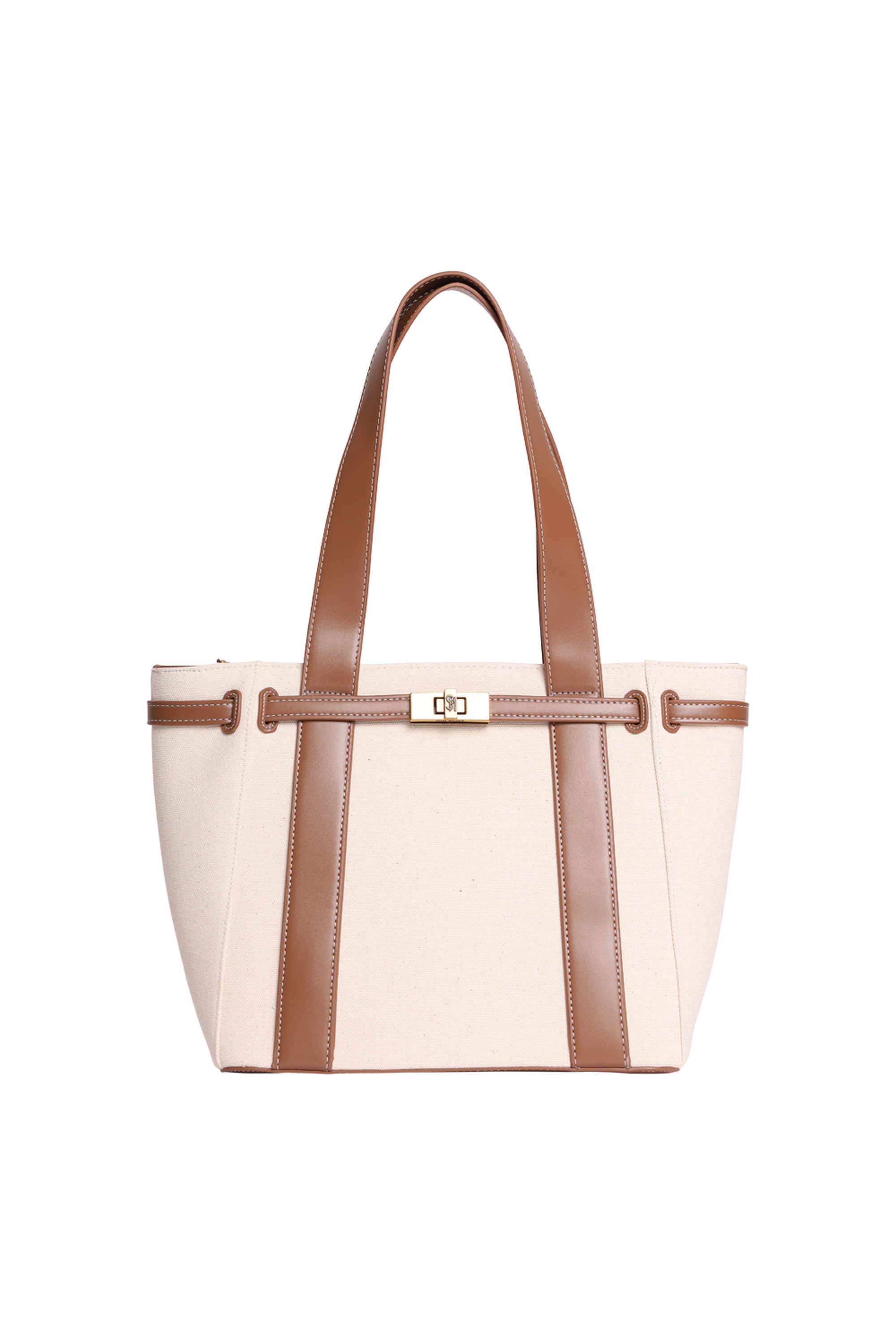 Zipper-Cotton-Women-Casual-Wear-Tote-Bag