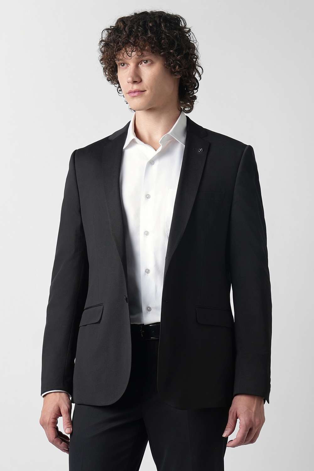 Solid-Polyester-Slim-Fit-Men-s-Formal-Wear-Blazer