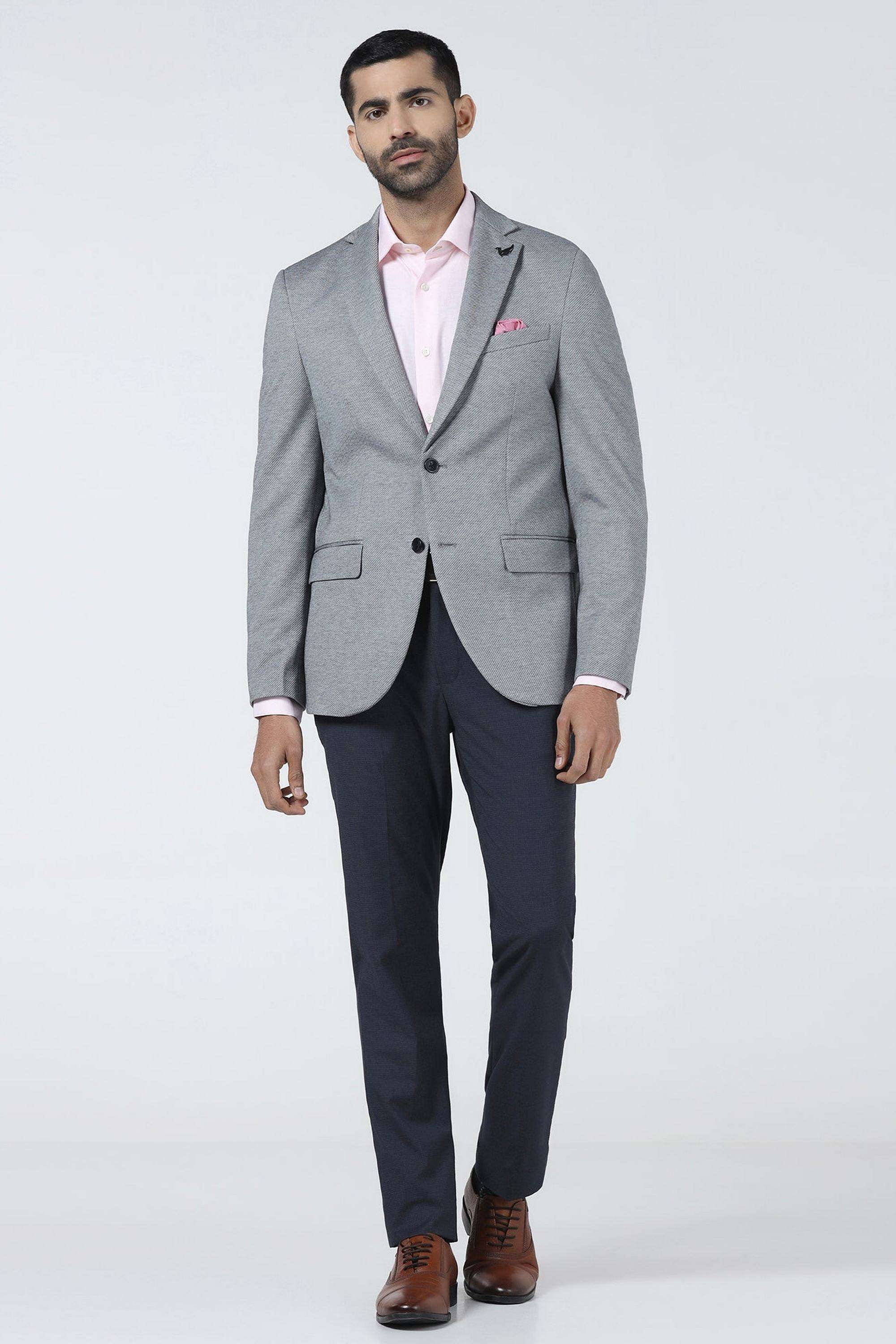 Solid-Polyester-Viscose-Slim-Fit-Men-s-Formal-Blazer