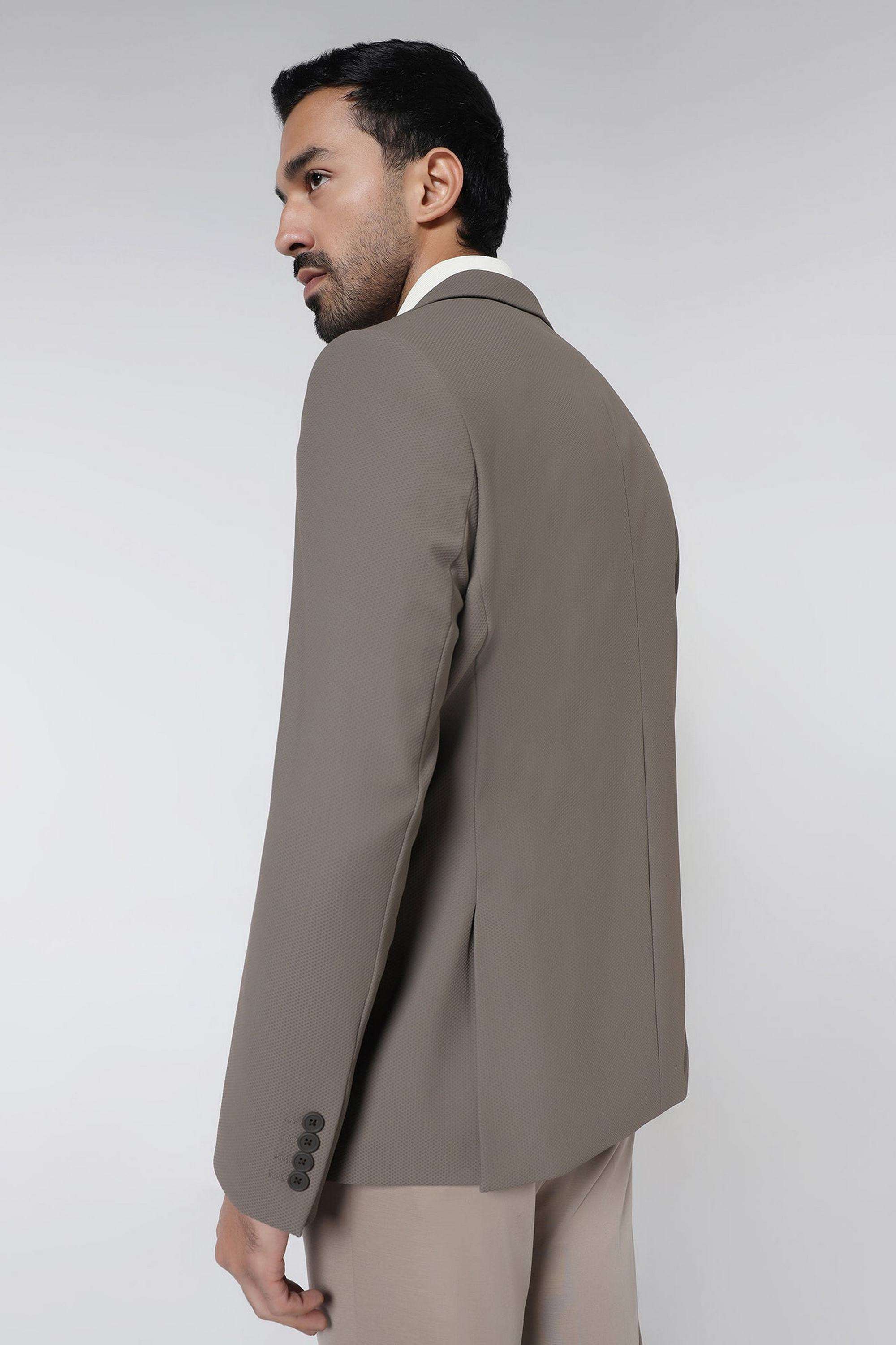 Solid-Nylon-Blend-Slim-Fit-Men-s-Formal-Blazer