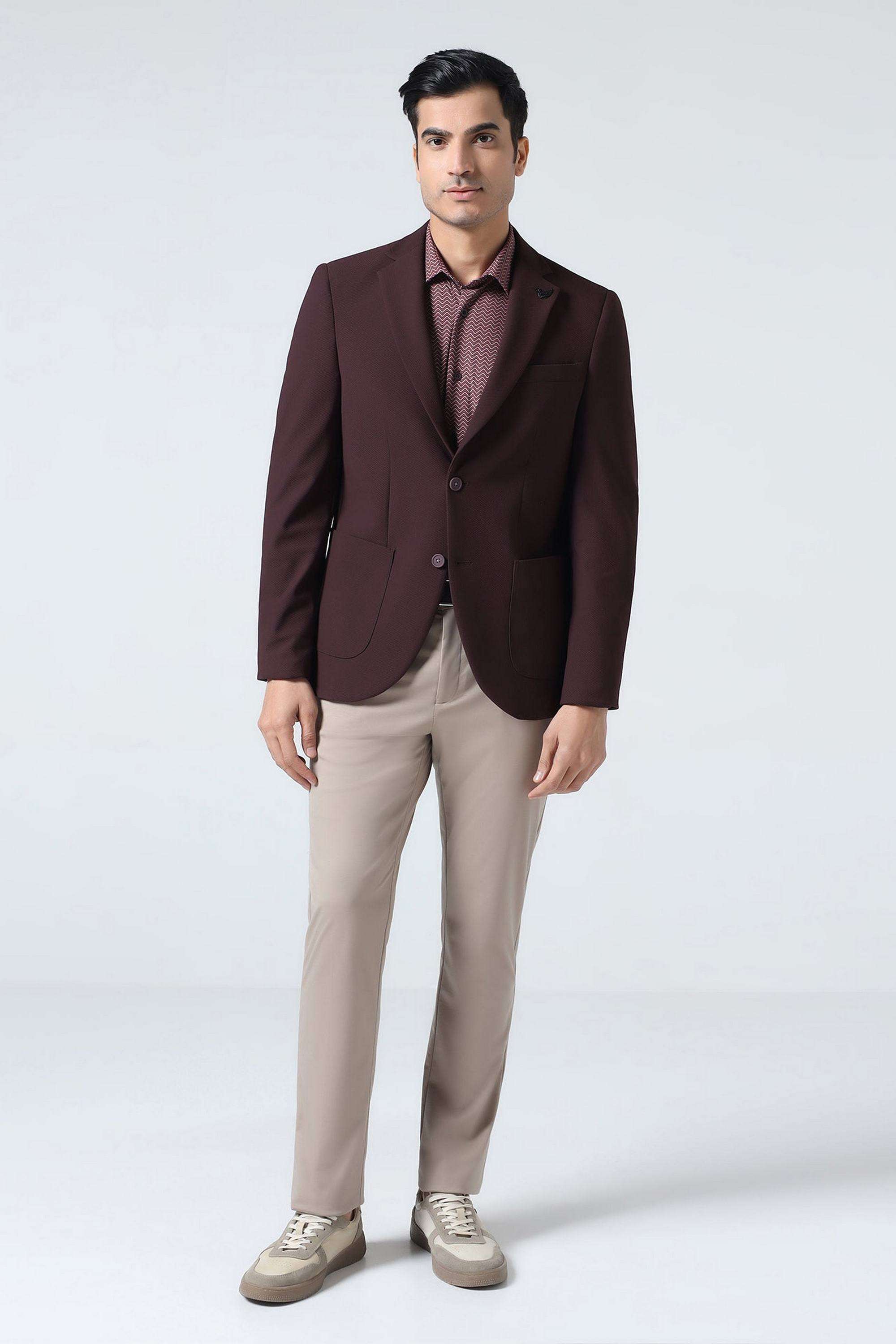 Solid-Nylon-Blend-Slim-Fit-Men-s-Formal-Blazer