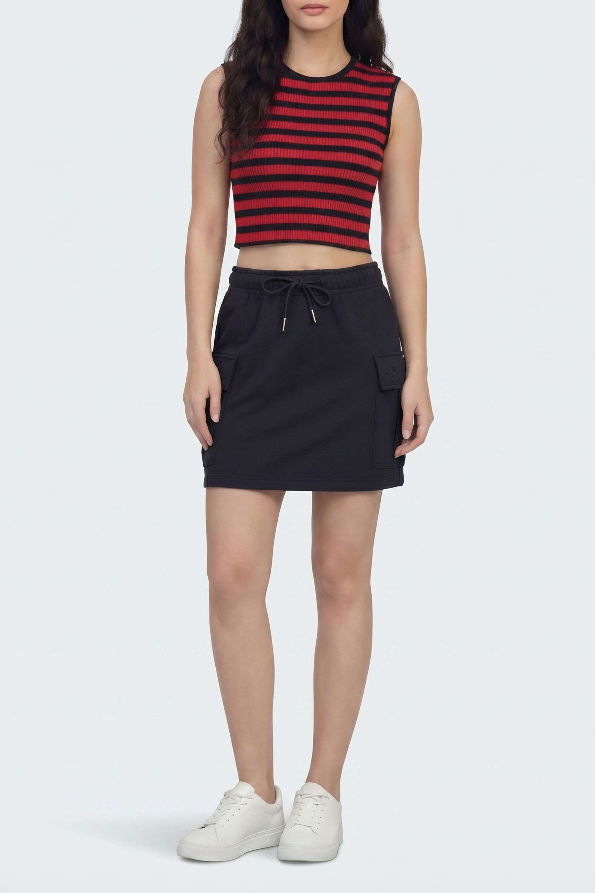 Regular Fit Mid Thigh Blended Fabric Women's Casual Wear Skirts-image-30
