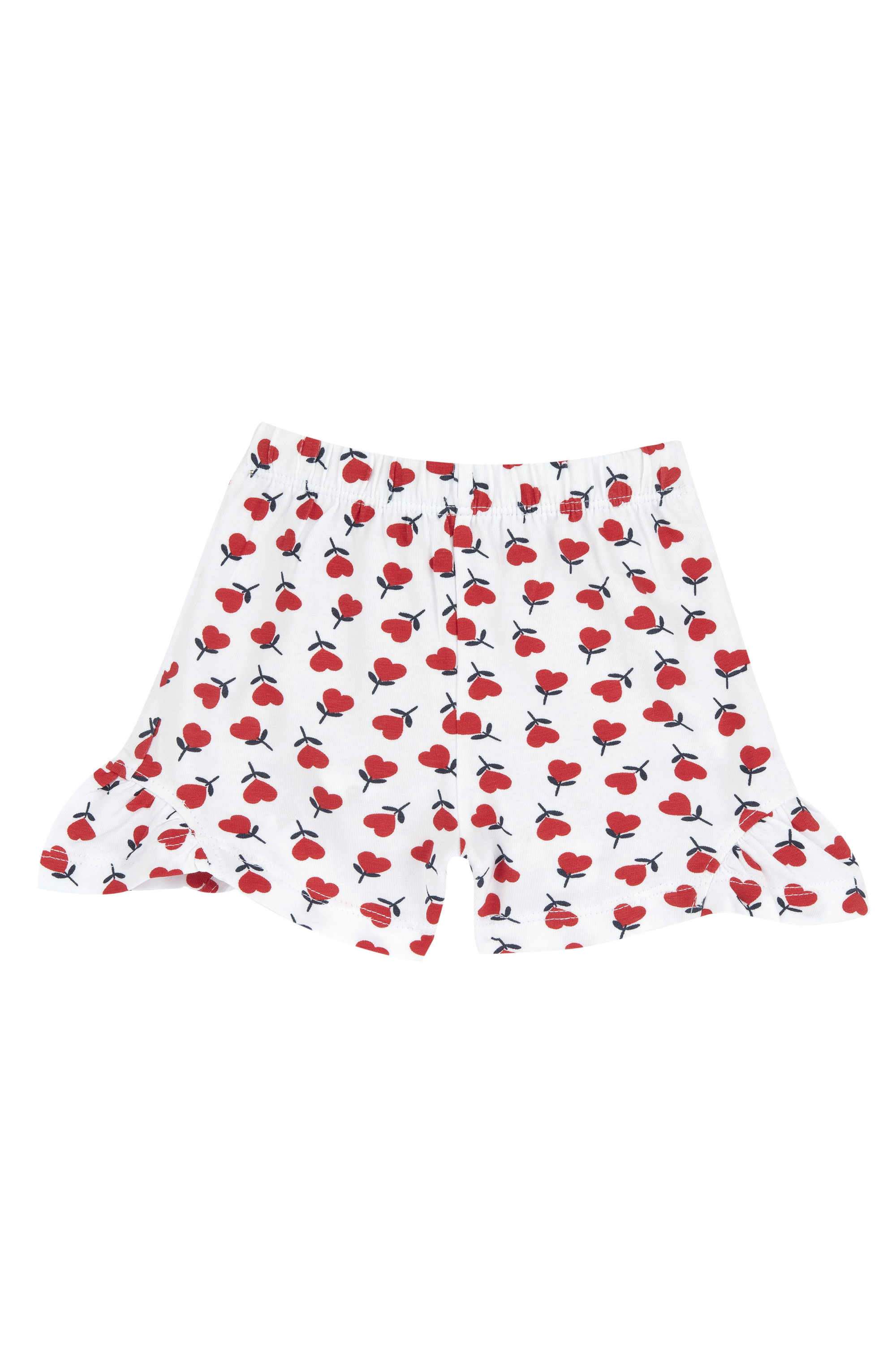 Floral-Cotton-Blend-Regular-Fit-Girls-Shorts
