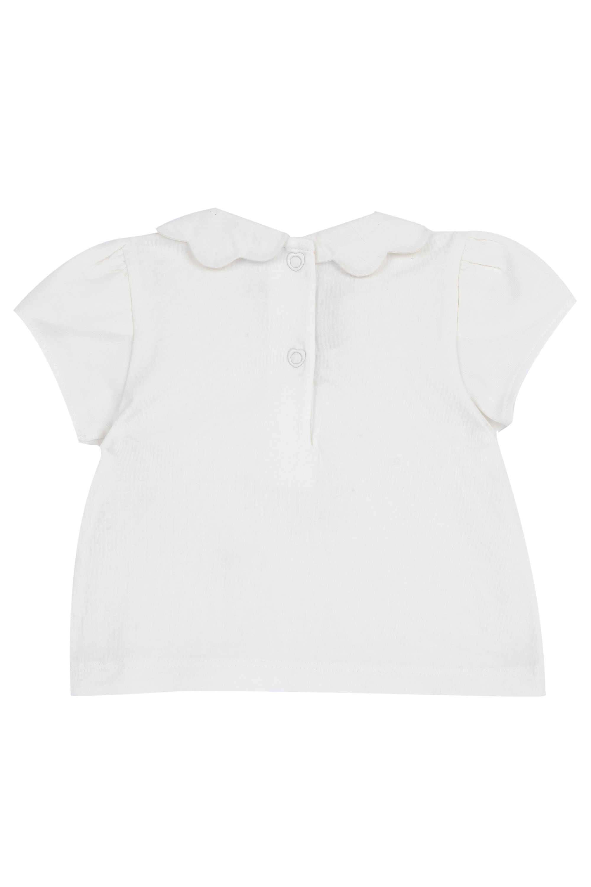 Embroidered-Cotton-Blend-Collared-Infant-Girls-T-Shirt
