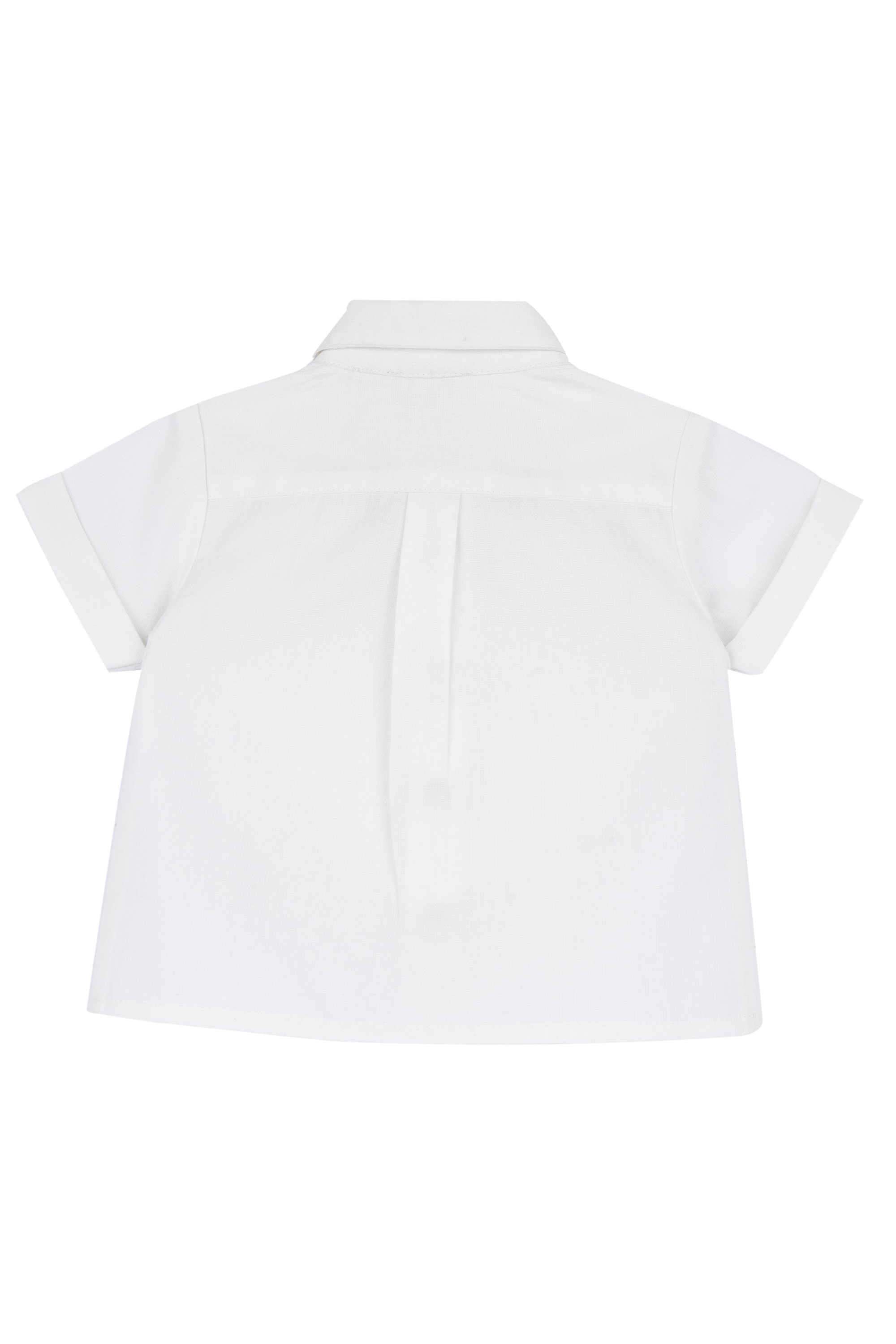 Solid-Cotton-Collared-Infant-Boys-Shirt