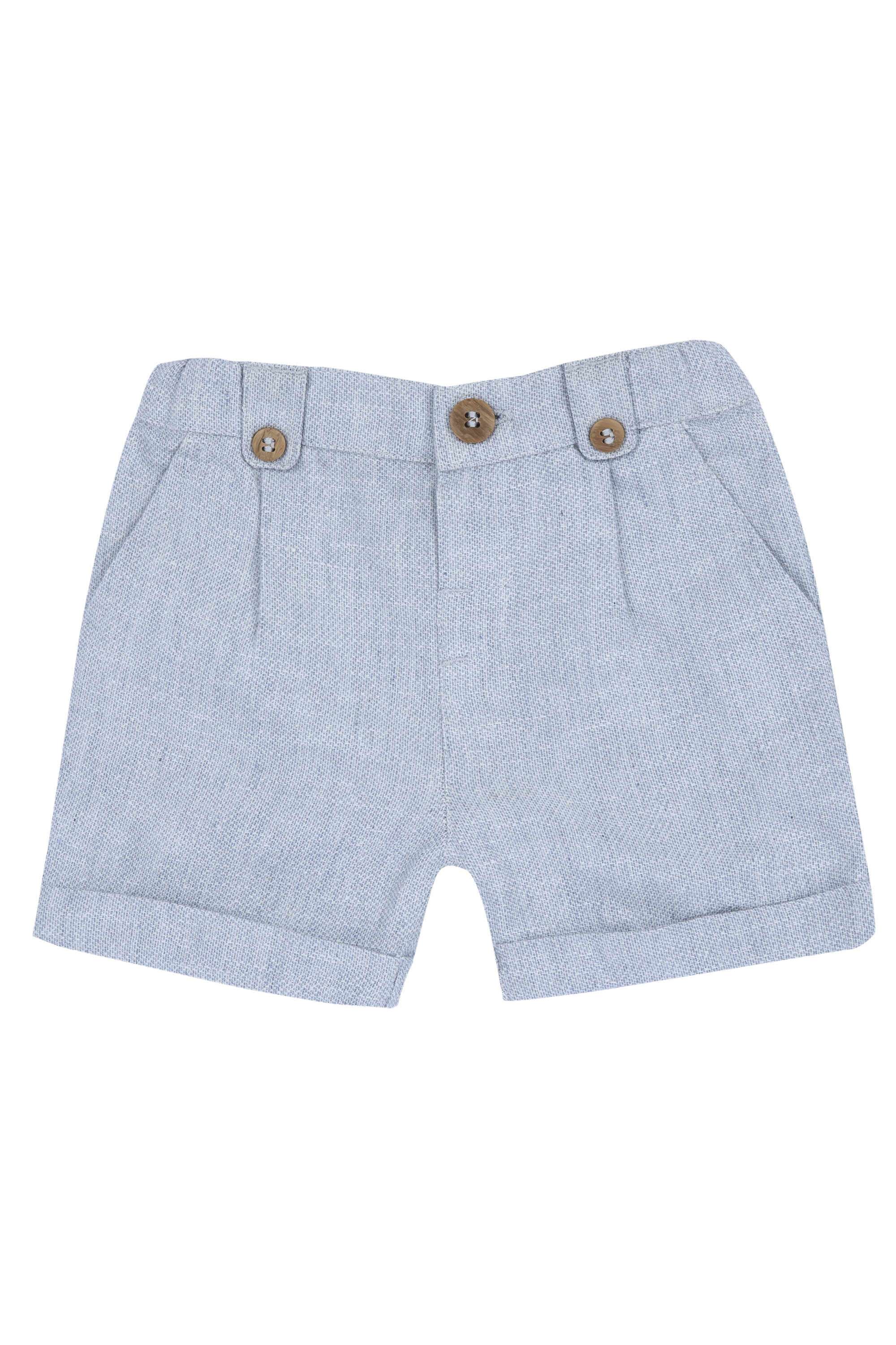 Solid-Blended-Fabric-Regular-Fit-Infant-Boys-Shorts