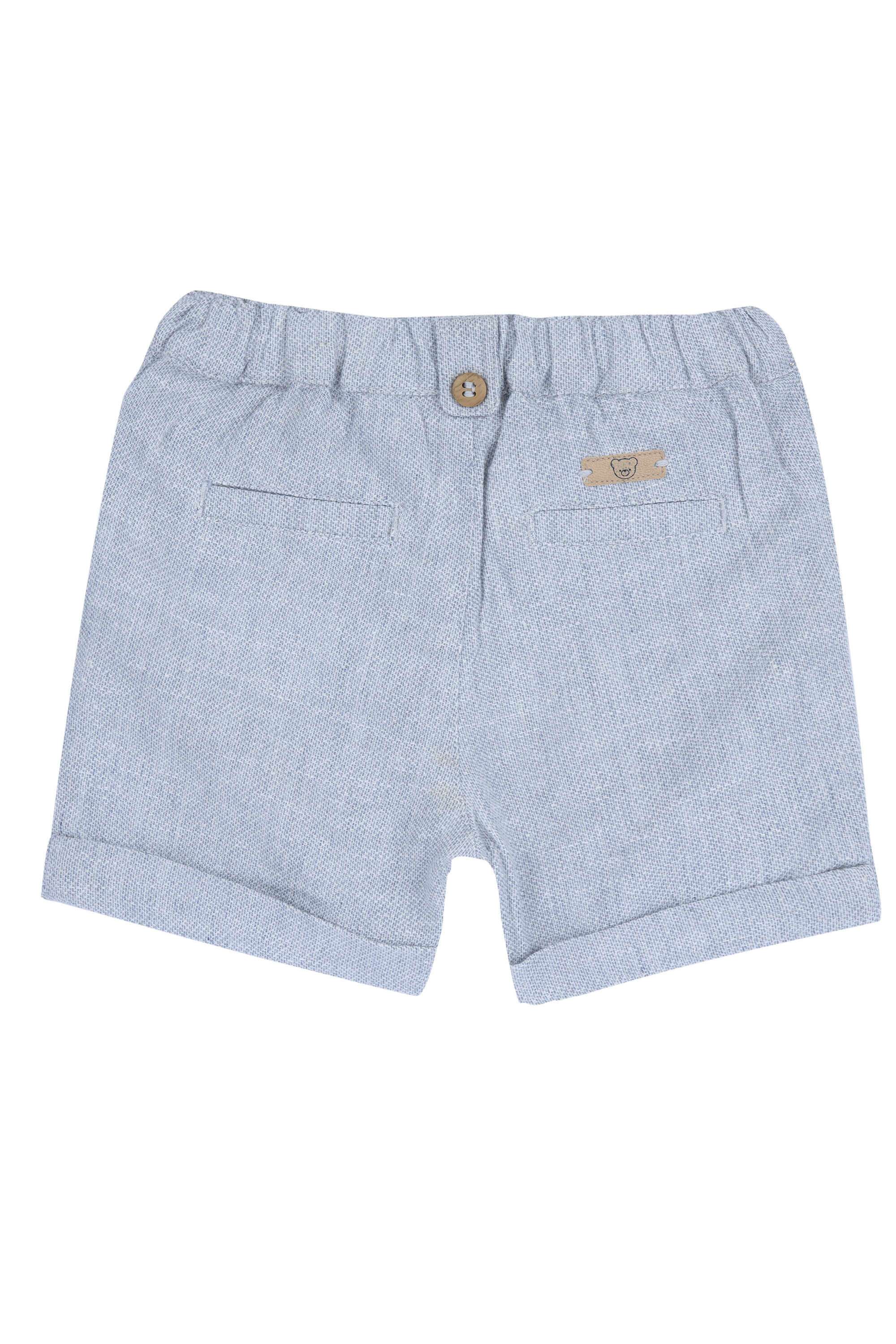 Solid-Blended-Fabric-Regular-Fit-Infant-Boys-Shorts
