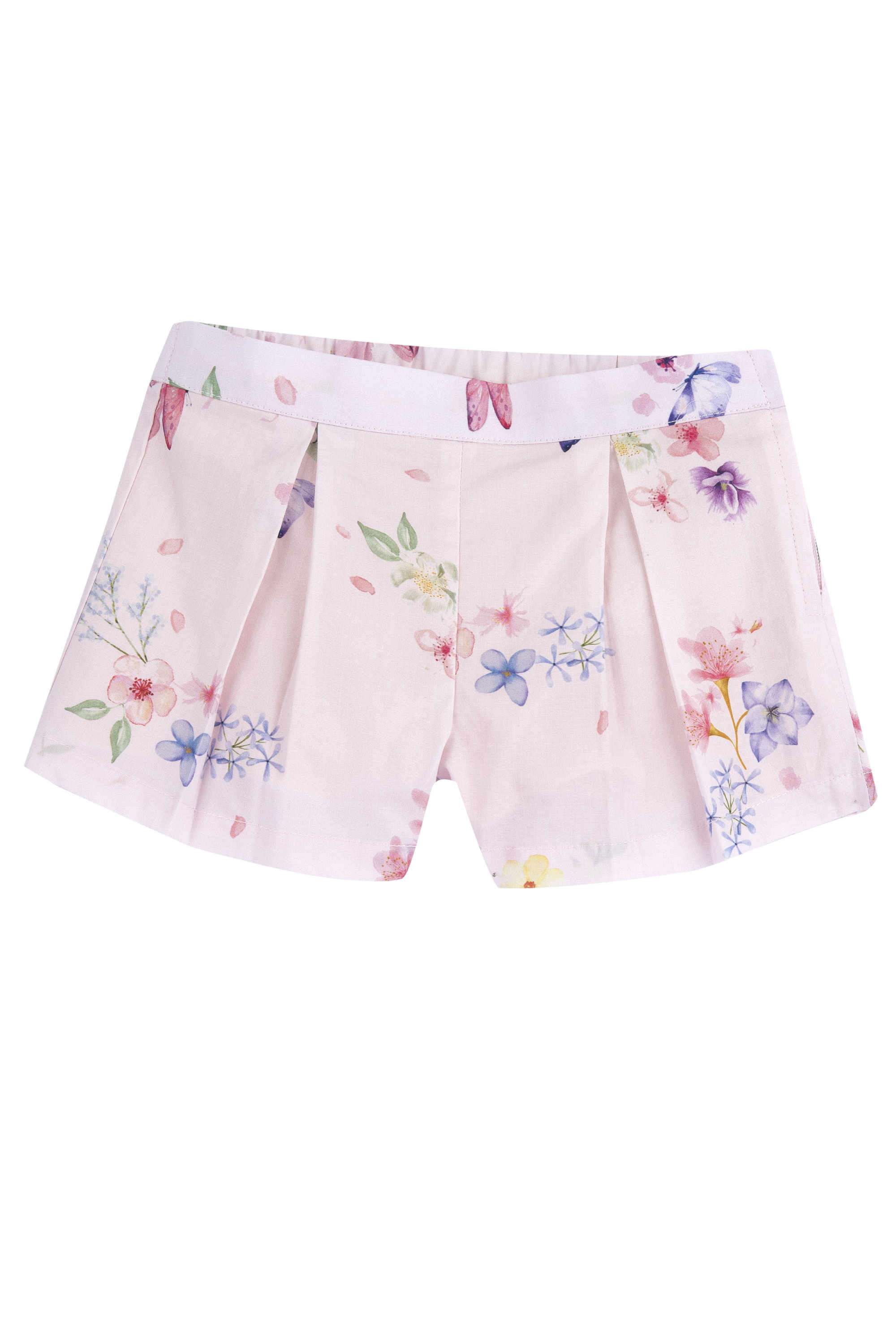 Floral-Poplin-Regular-Fit-Infant-Girls-Shorts