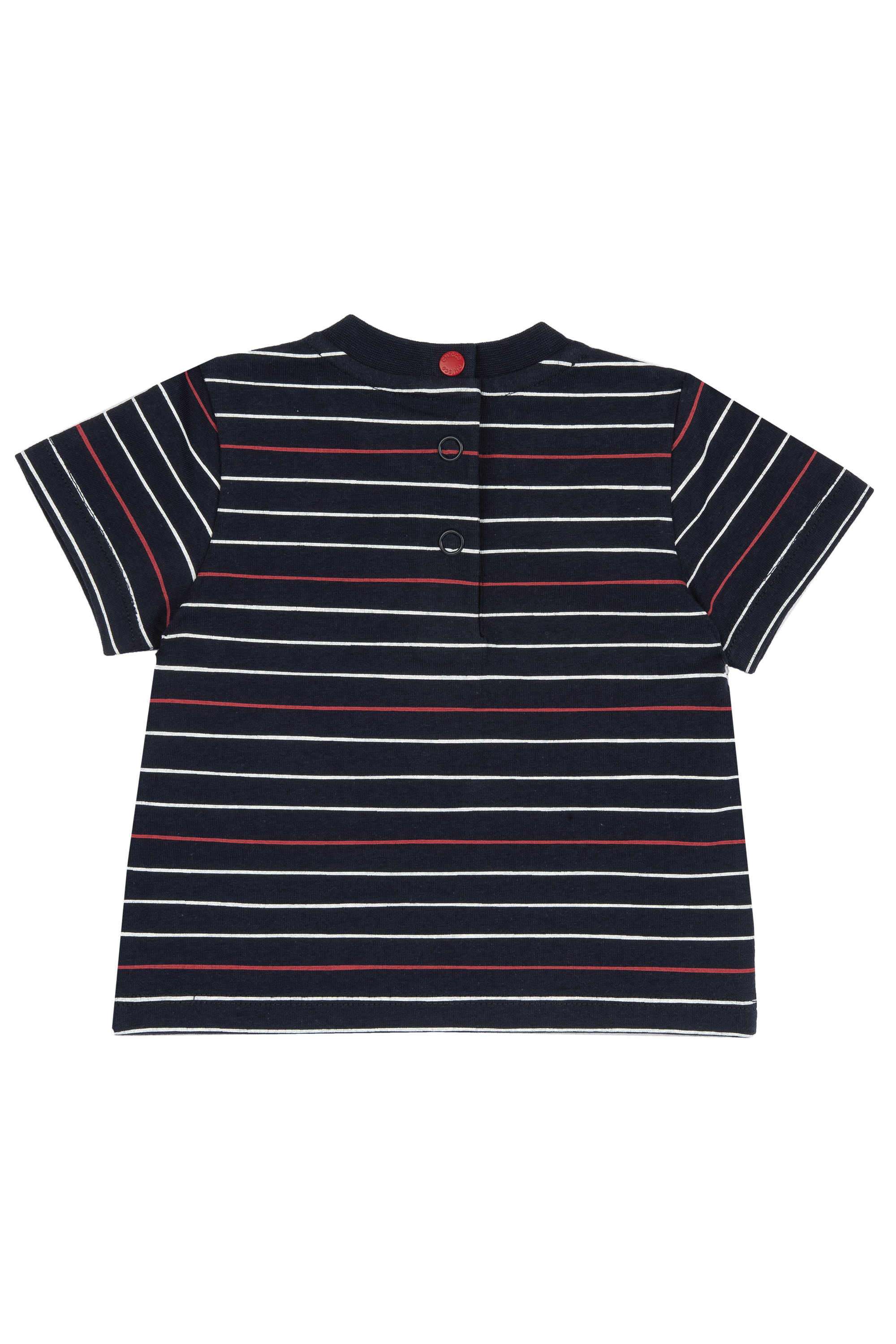 Stripes-Jersey-Round-Neck-Infant-Boys-T-Shirt