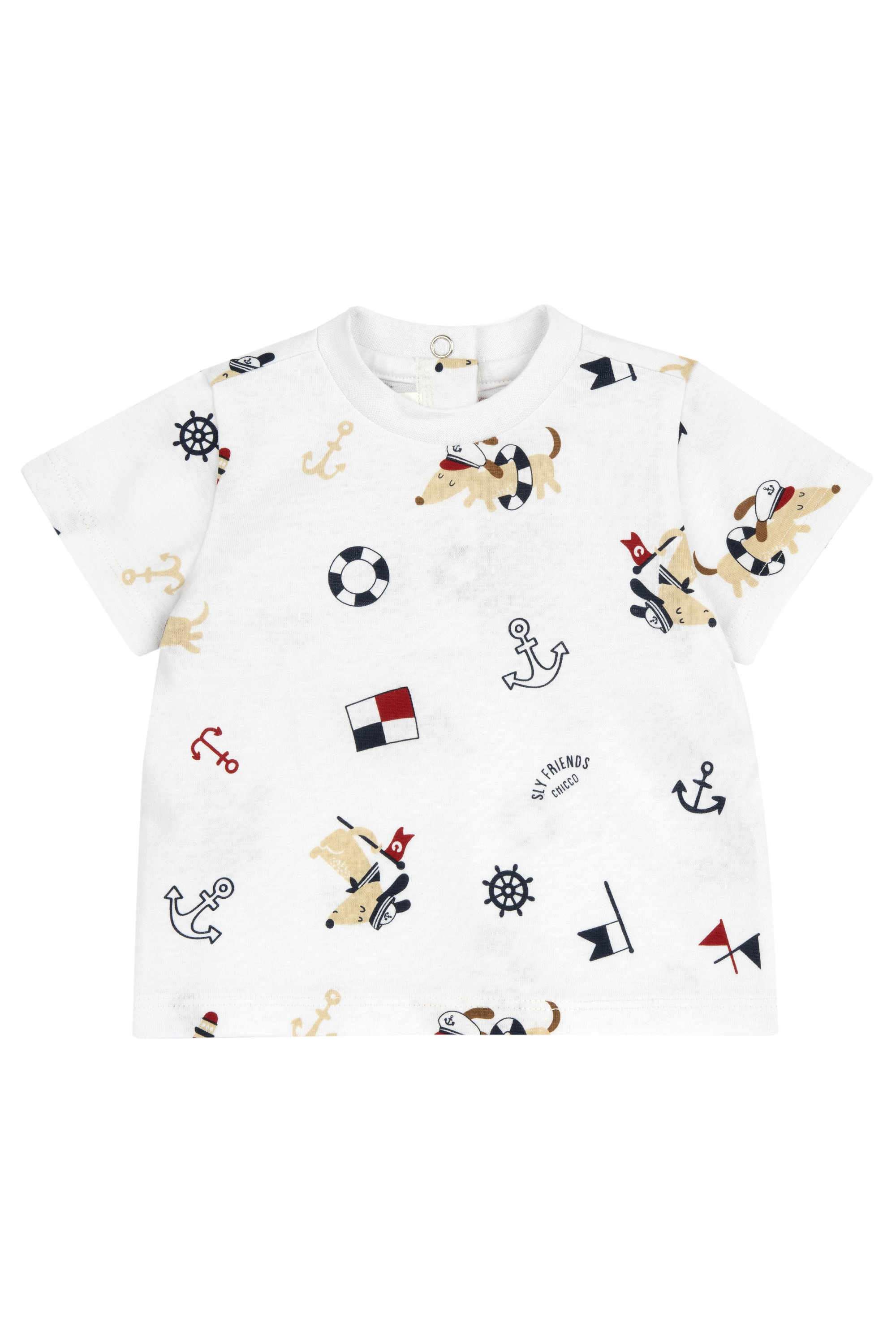Graphic-Print-Jersey-Round-Neck-Infant-Boys-T-Shirt