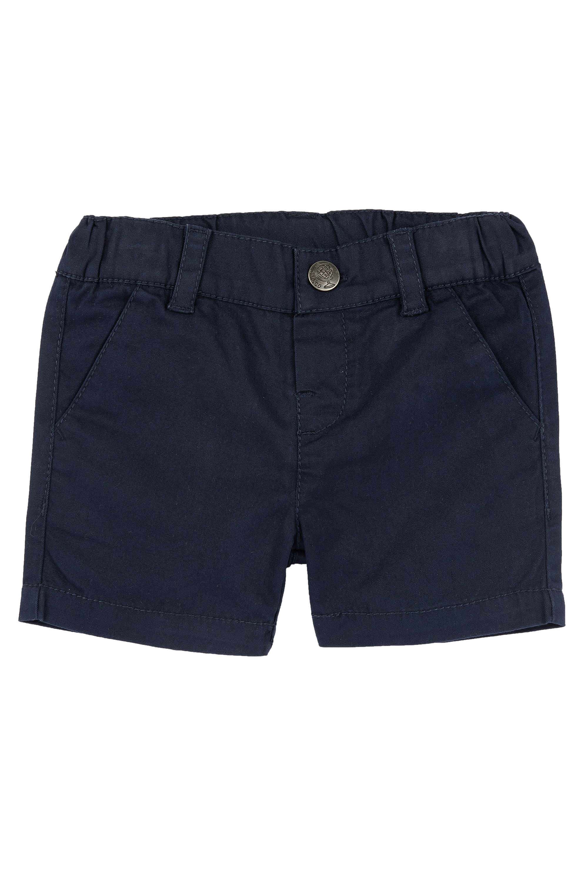 Solid-Cotton-Blend-Regular-Fit-Infant-Boys-Shorts