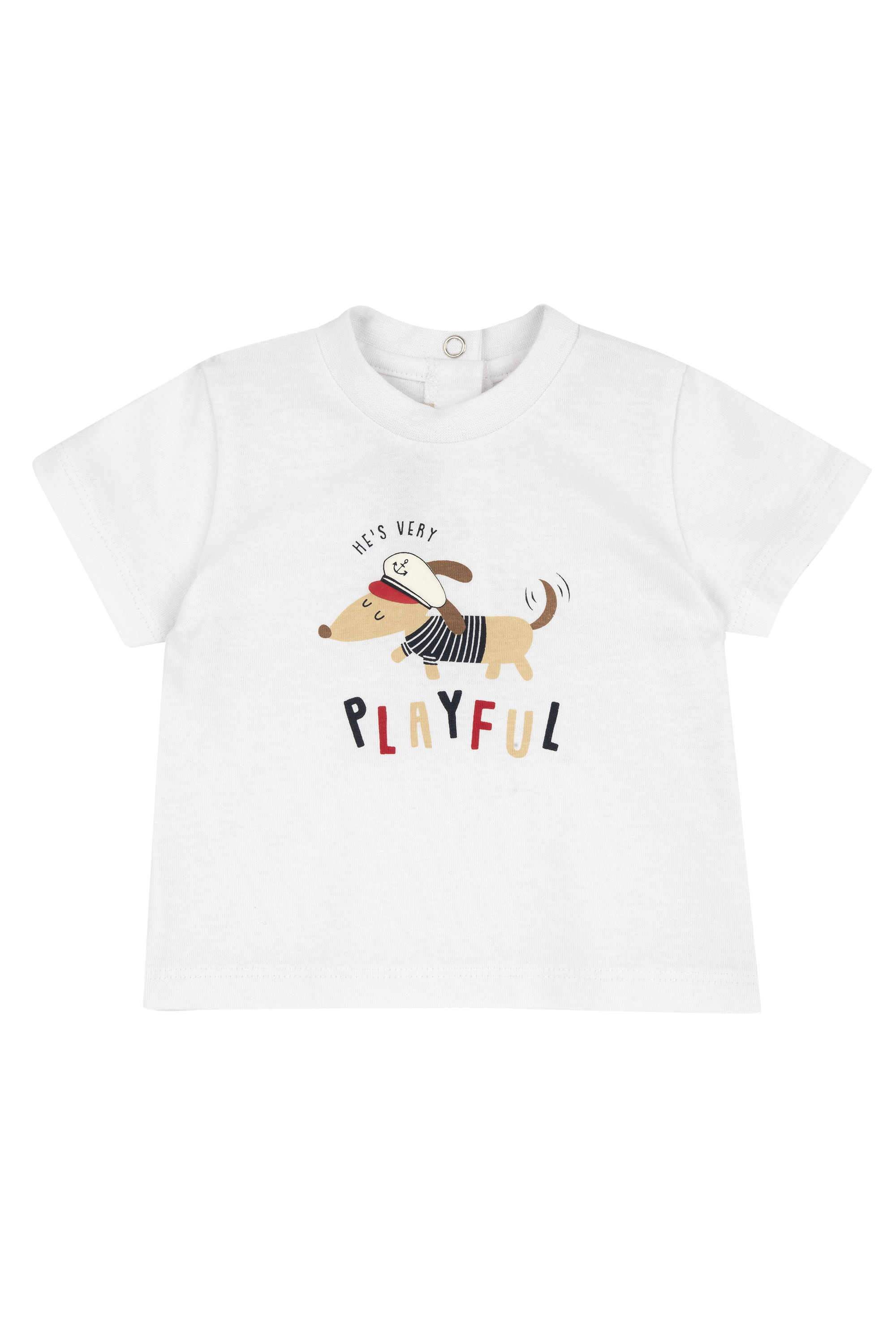 Graphic-Print-Jersey-Round-Neck-Boys-T-Shirt