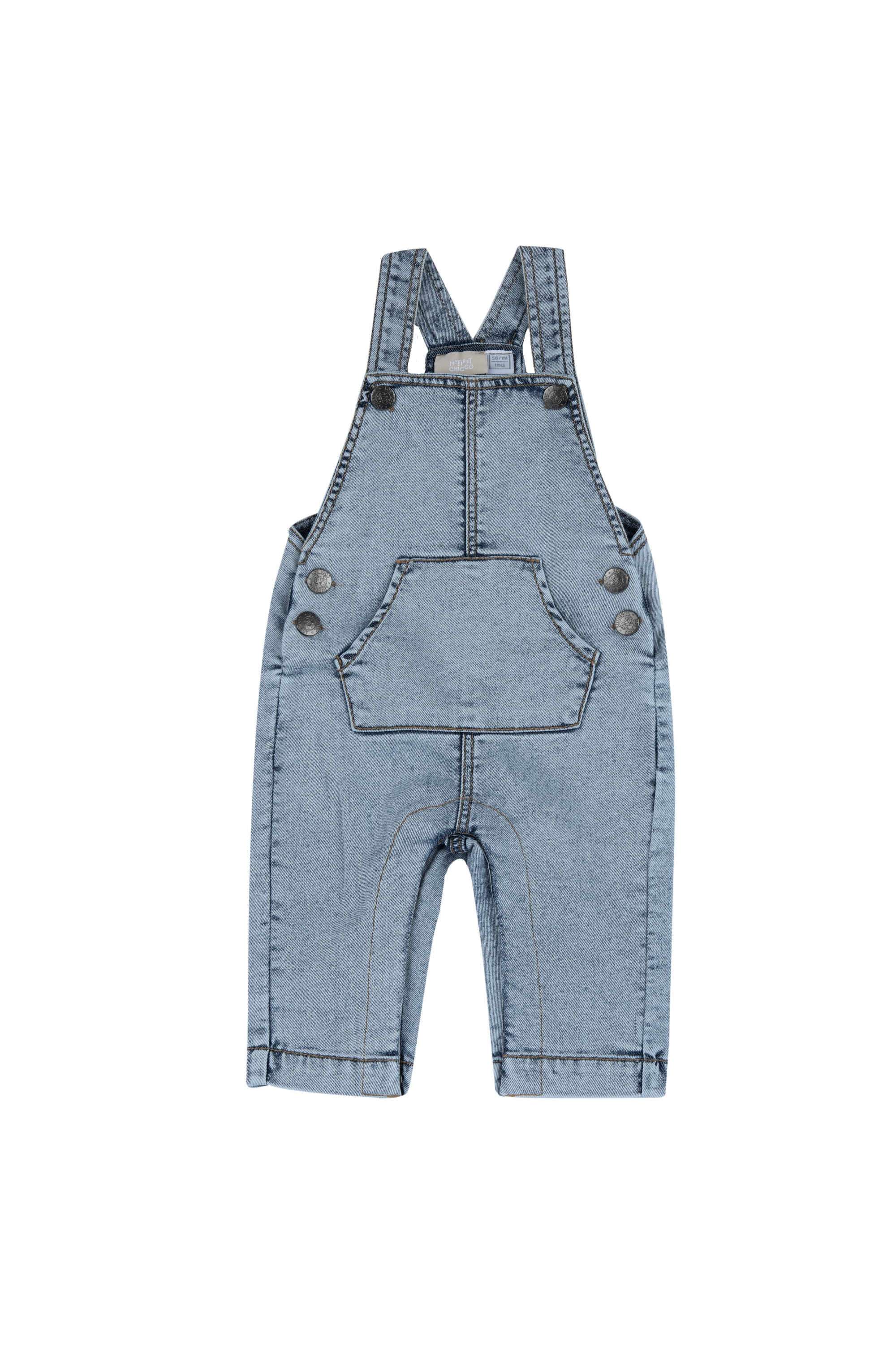 Solid-Chambray-Straight-Fit-Infant-Boys-Casual-Wear-Dungaree