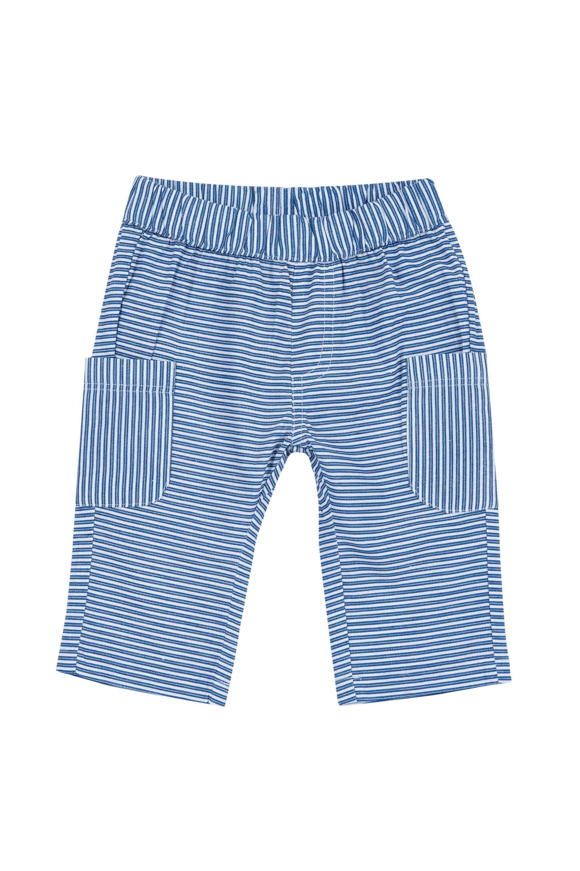 Stripes-Poplin-Regular-Fit-Boys-Trousers