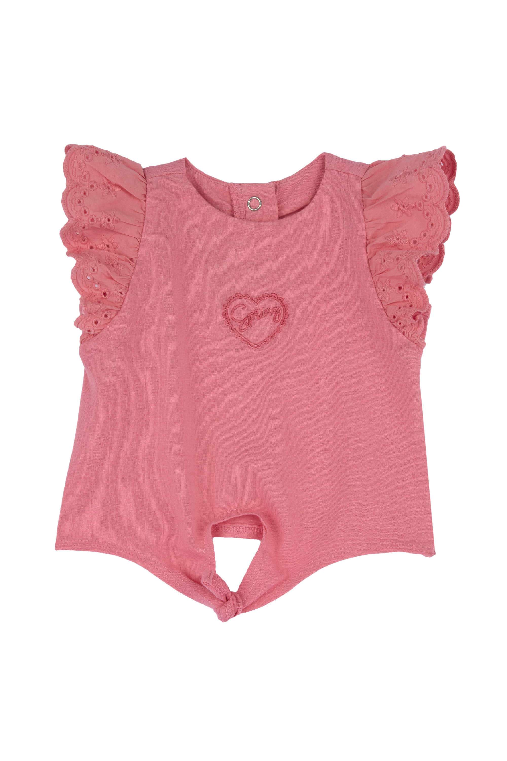 Embroidered-Cotton-Blend-Round-Neck-Girls-Top