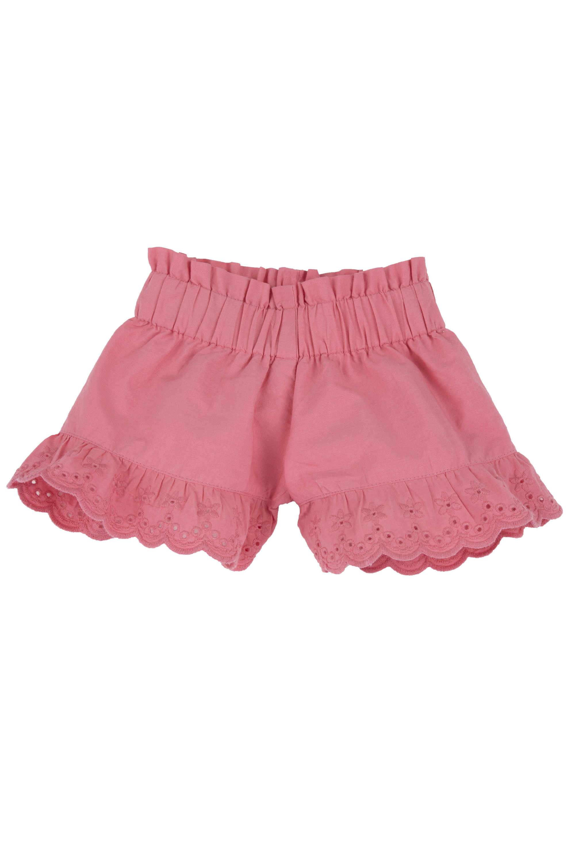 Embellished-Poplin-Regular-Fit-Girls-Shorts