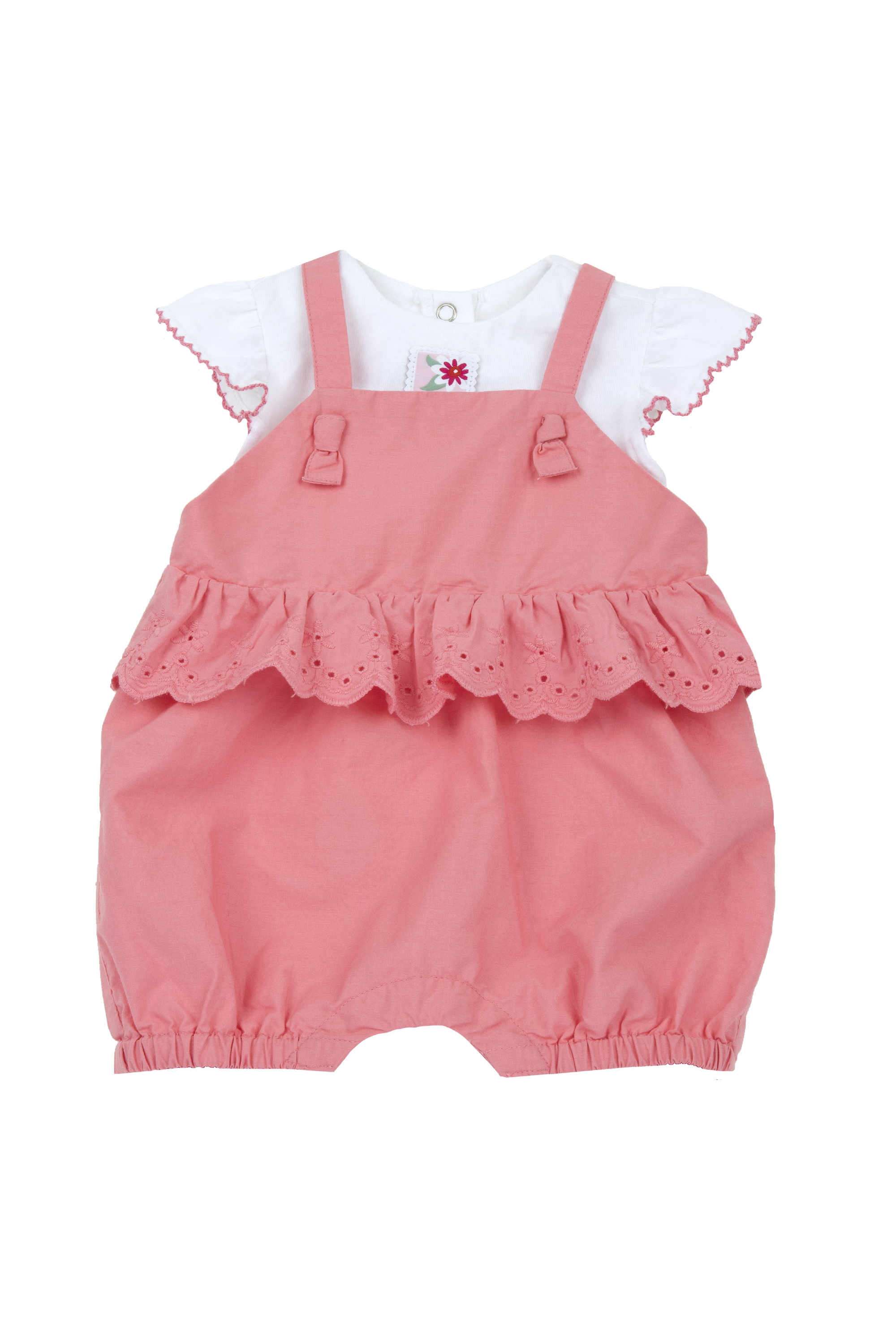 Embellished-Poplin-Girls-Clothing-Set