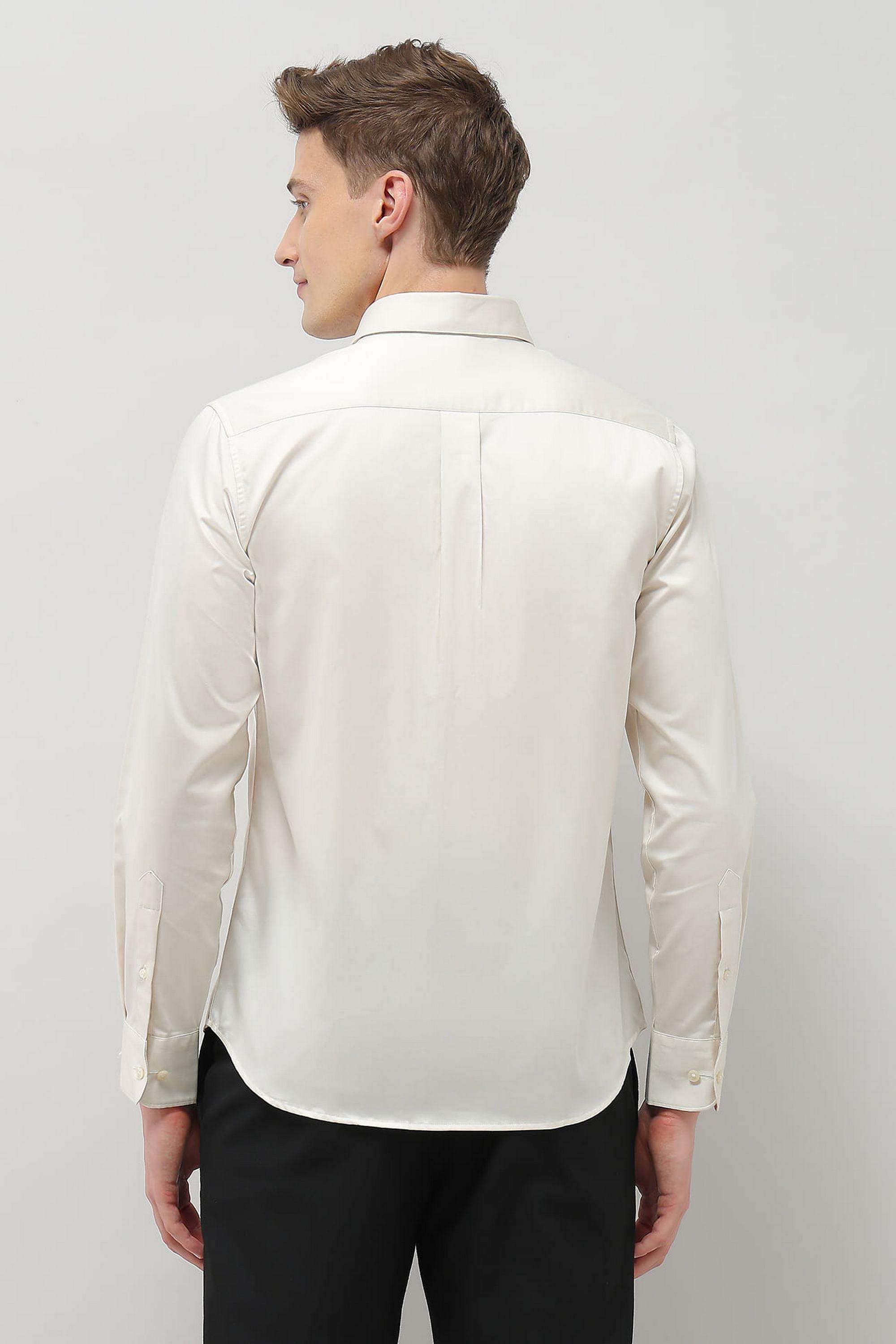 Solid-Cotton-Super-Slim-Fit-Men-s-Casual-Wear-Shirt
