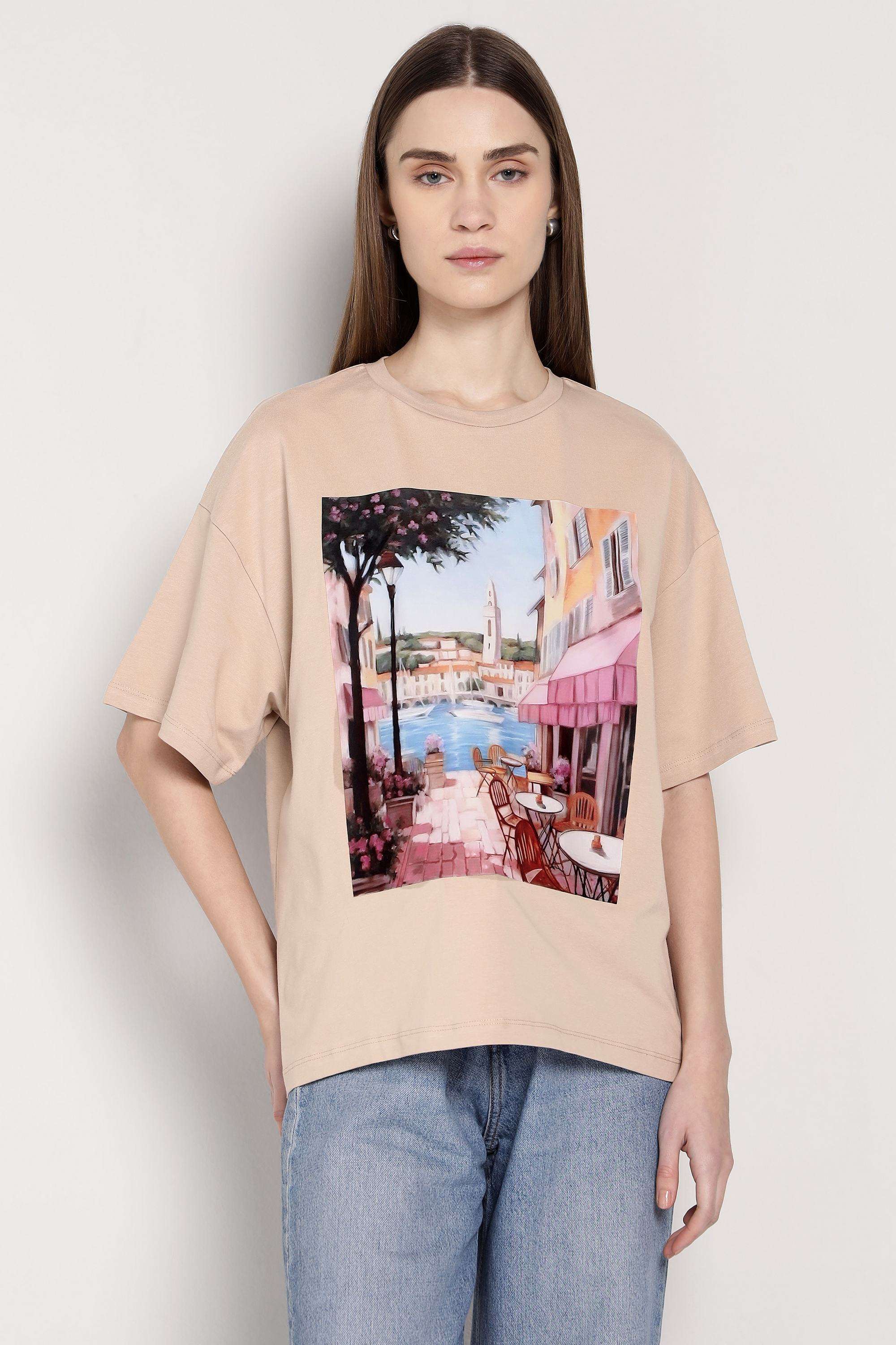 Printed-Cotton-Round-Neck-Women-s-T-Shirt