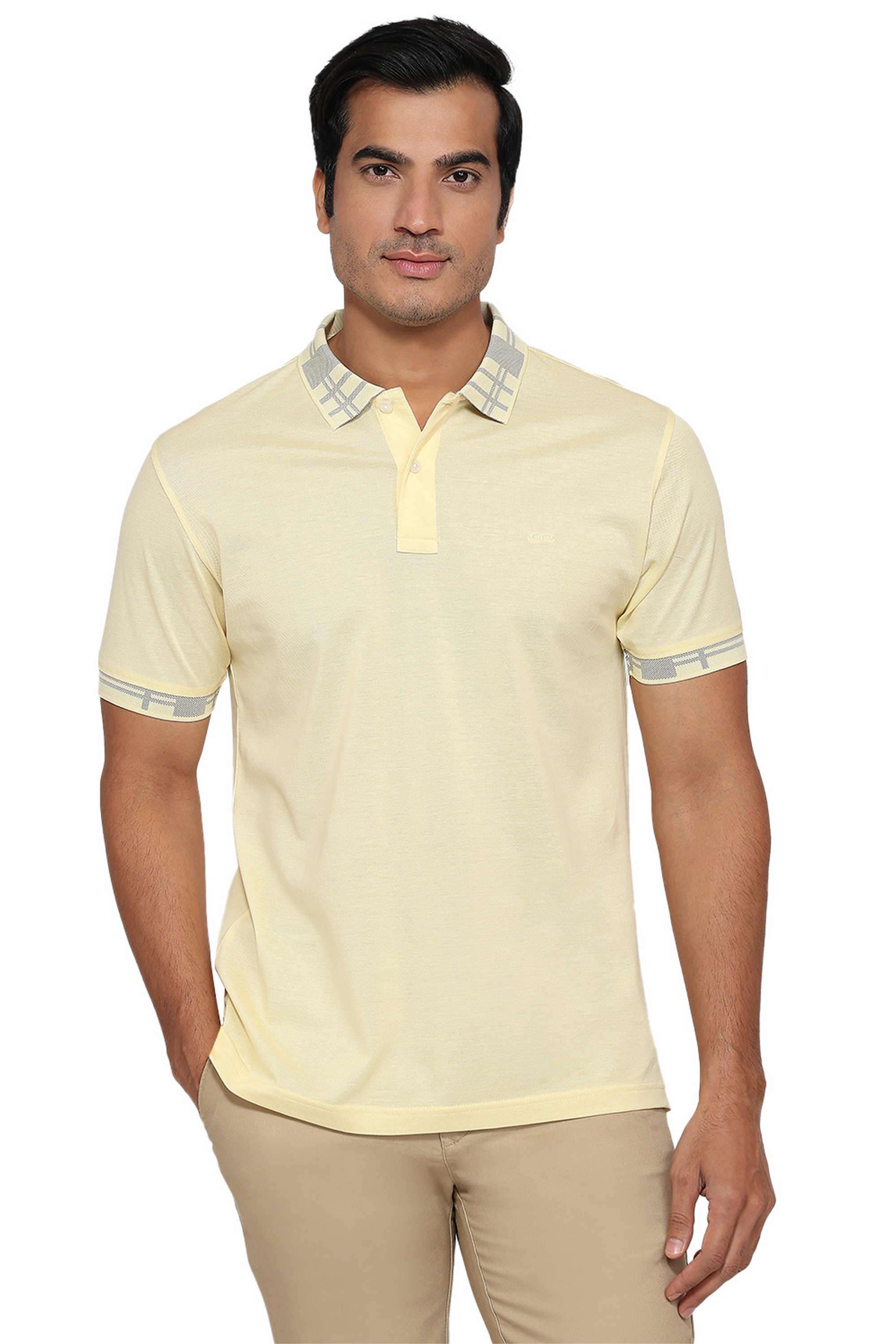 Solid-Cotton-Polo-Men-s-T-Shirt