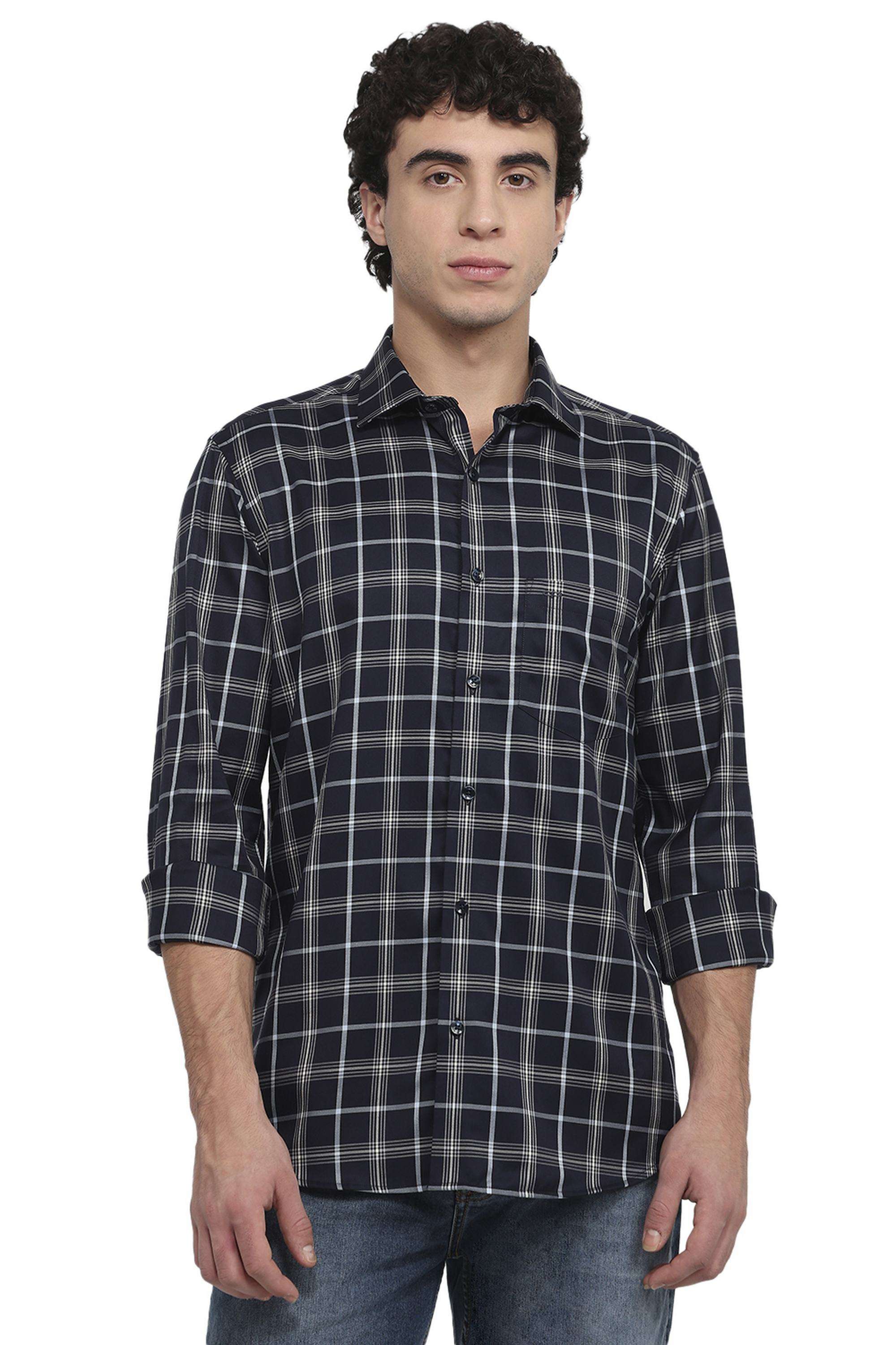 Checks-Cotton-Regular-Fit-Men-s-Shirt