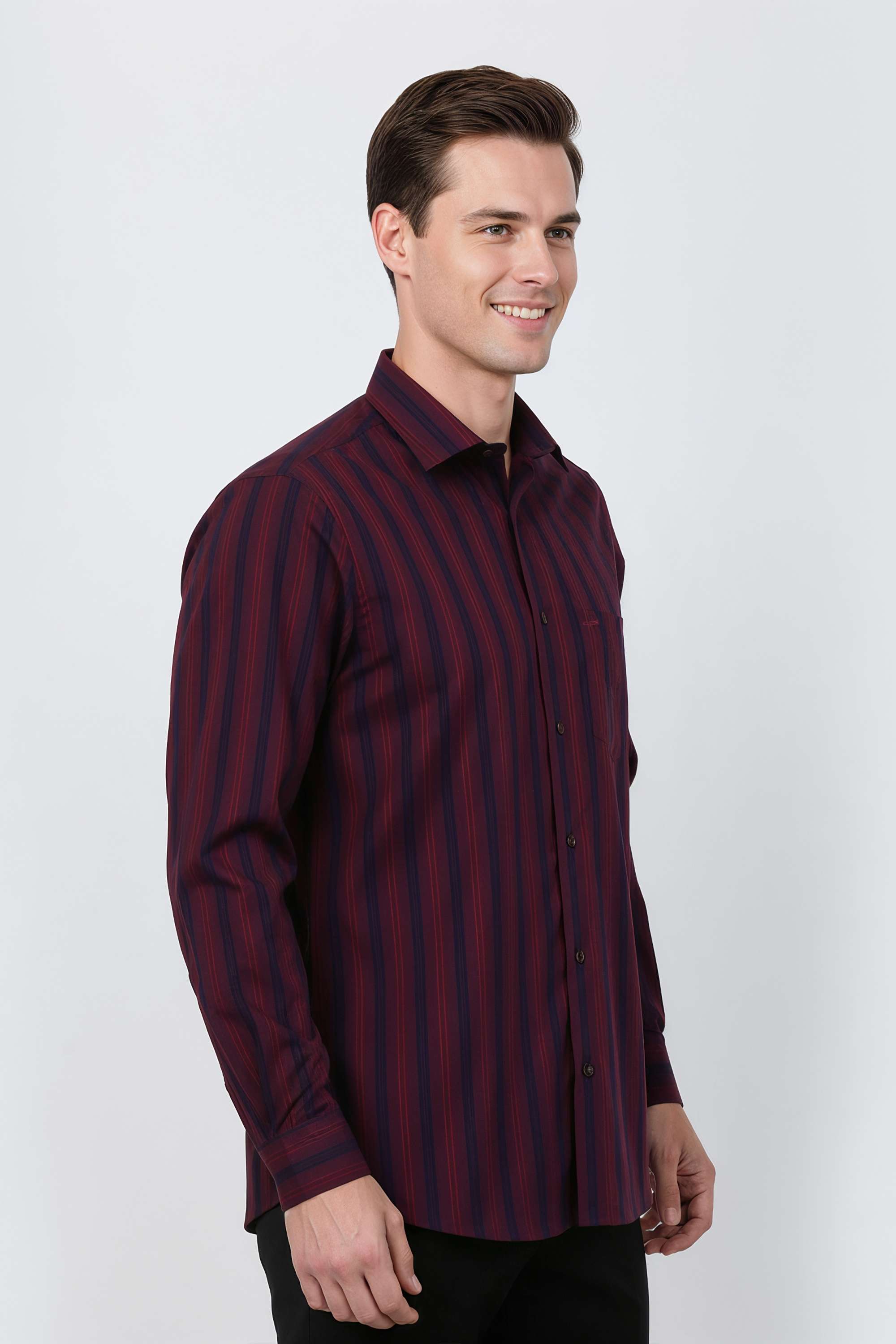 Stripes-Cotton-Regular-Fit-Men-s-Casual-Wear-Shirt