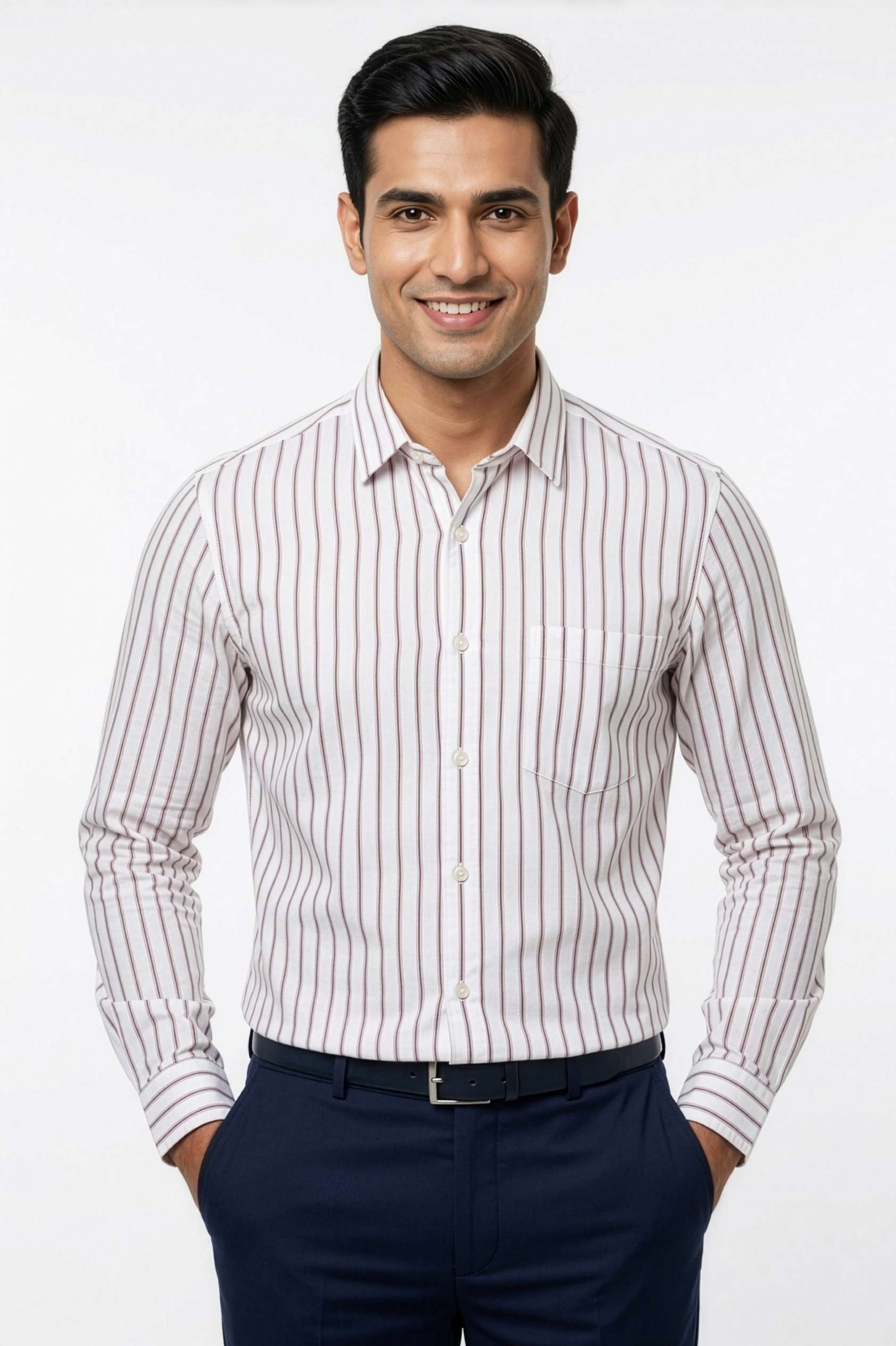 Stripes-Cotton-Regular-Fit-Men-s-Formal-Wear-Shirt