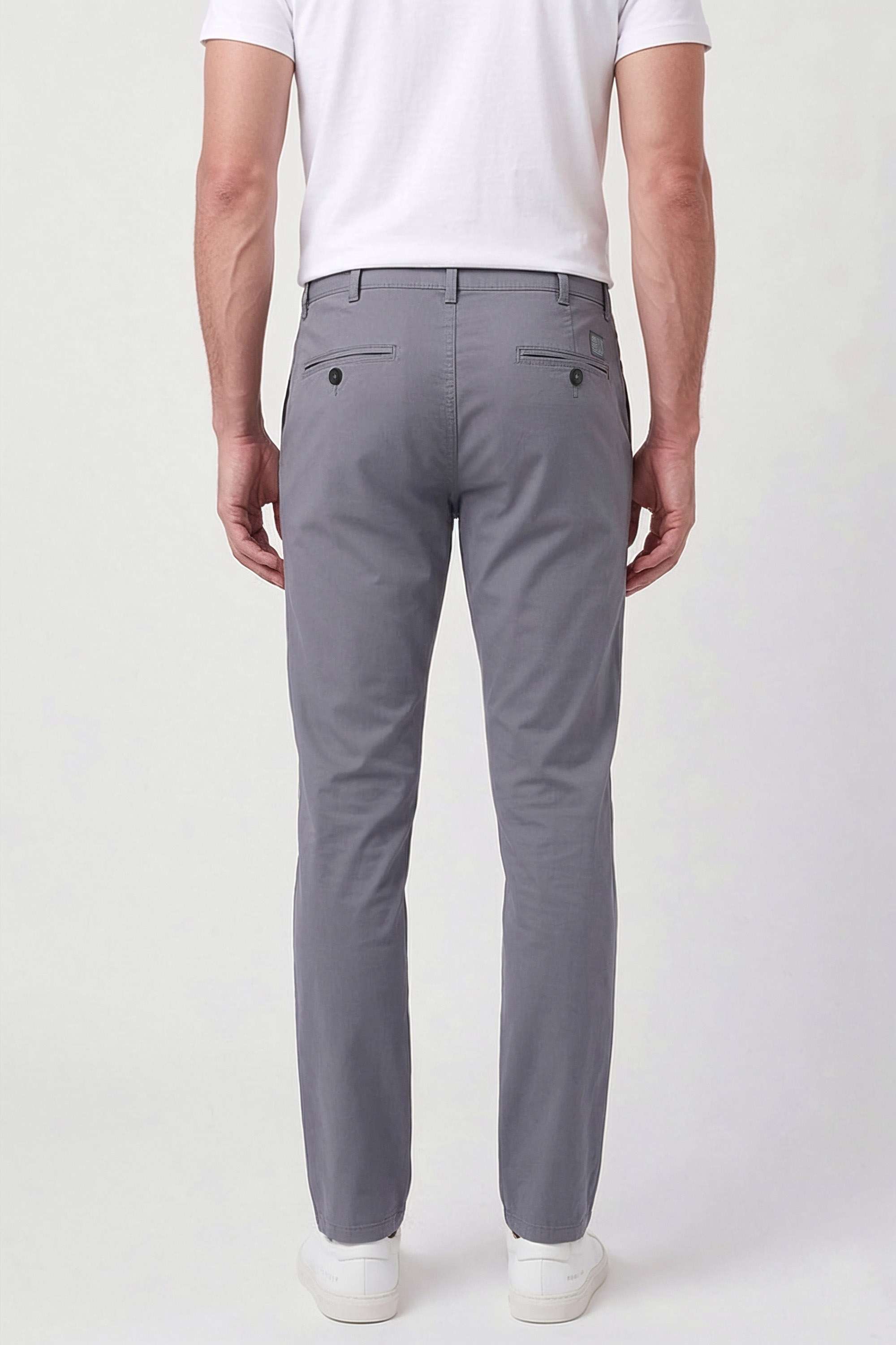 Solid-Cotton-Blend-Slim-Fit-Men-s-Trousers