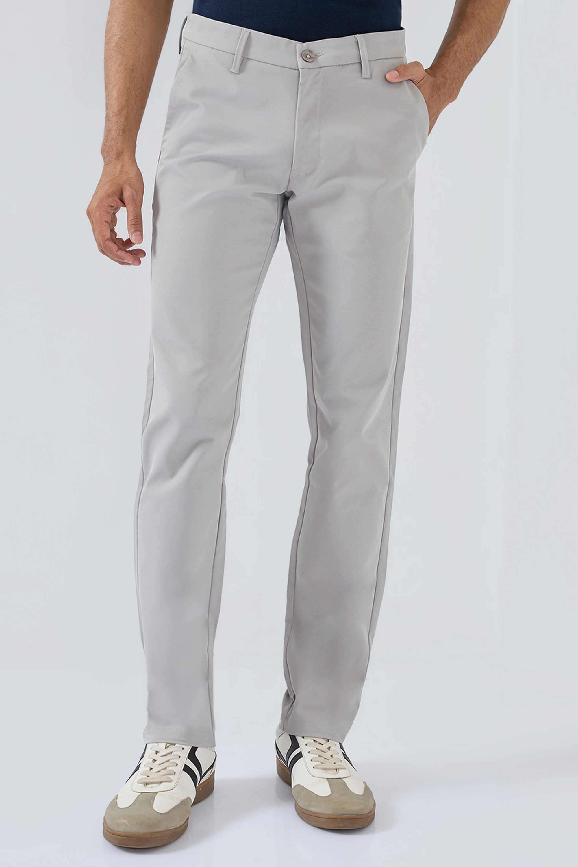 Solid-Polyester-Regular-Fit-Men-s-Trousers