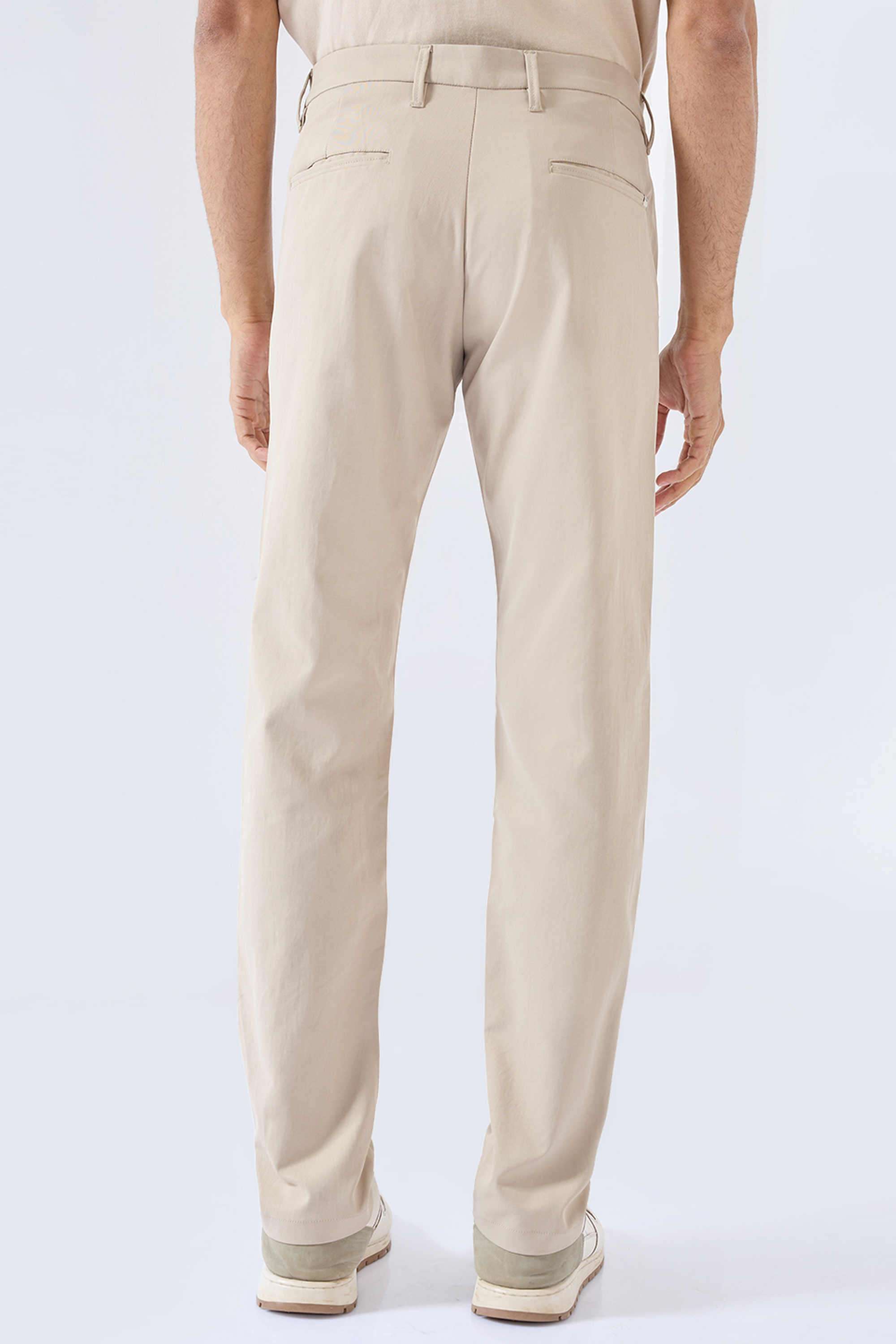 Solid-Polyester-Regular-Fit-Men-s-Trousers