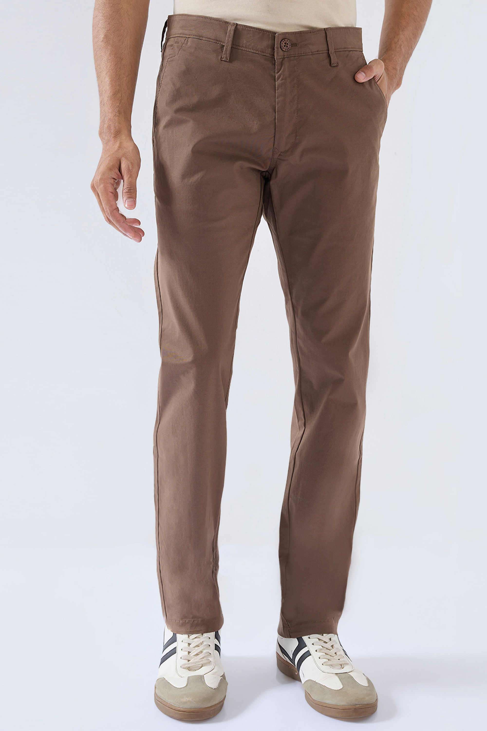 Solid-Cotton-Regular-Fit-Men-s-Trousers
