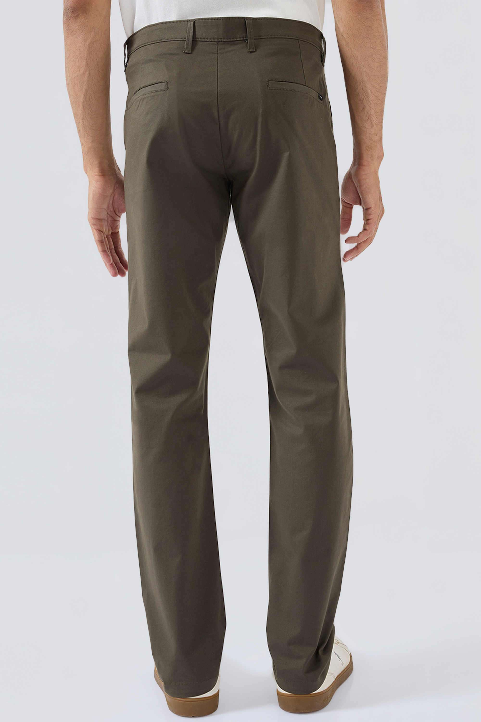 Solid-Cotton-Regular-Fit-Men-s-Trousers