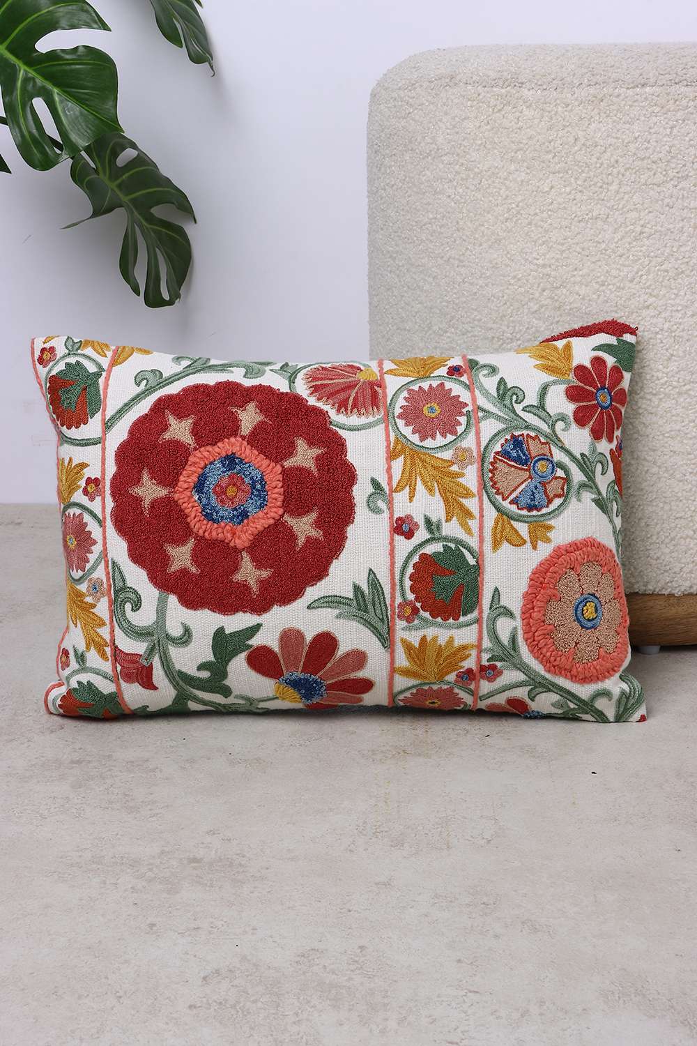 Global-Indian-Sujani-Band-Multi-Cushion-Cover-30x45-cm