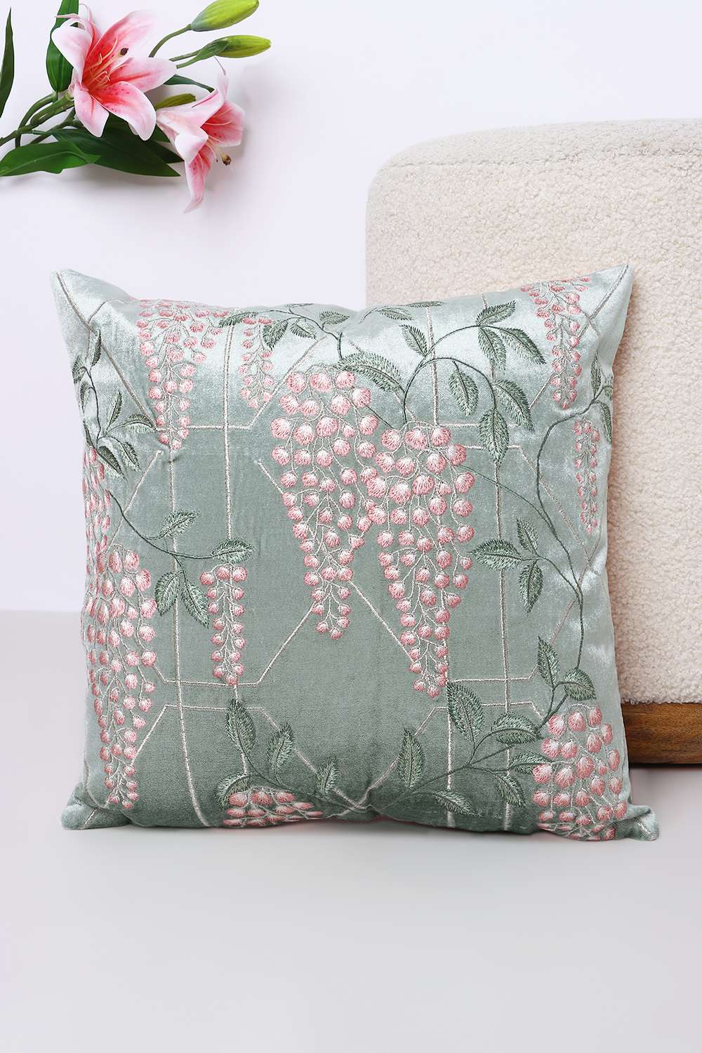Poetic-Opulence-Wisteria-Fall-Mint-Cushion-Cover-40x40-cm