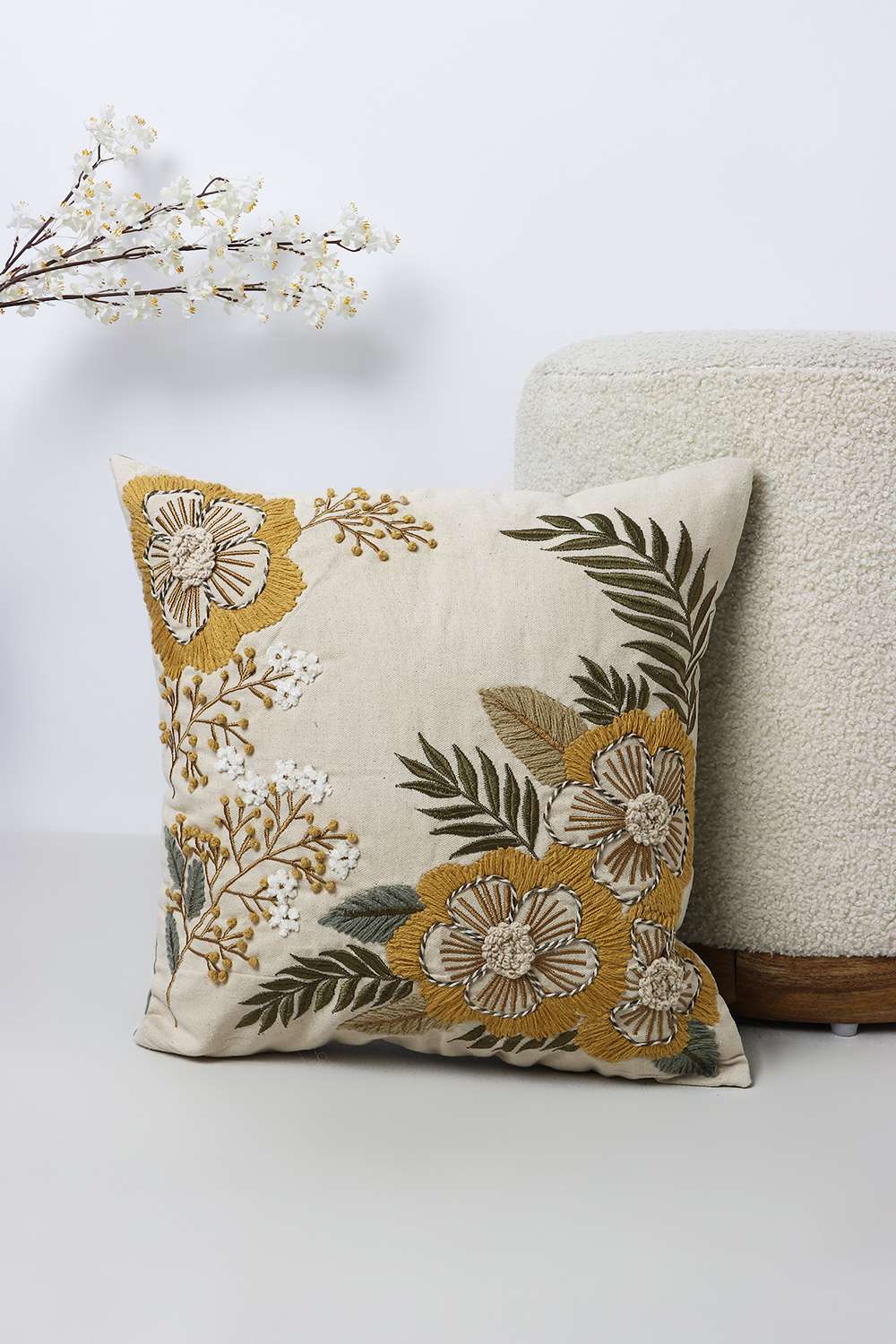 Urban-Oasis-Bahamas-Bloom-Yellow-Cushion-Cover-40x40-cm