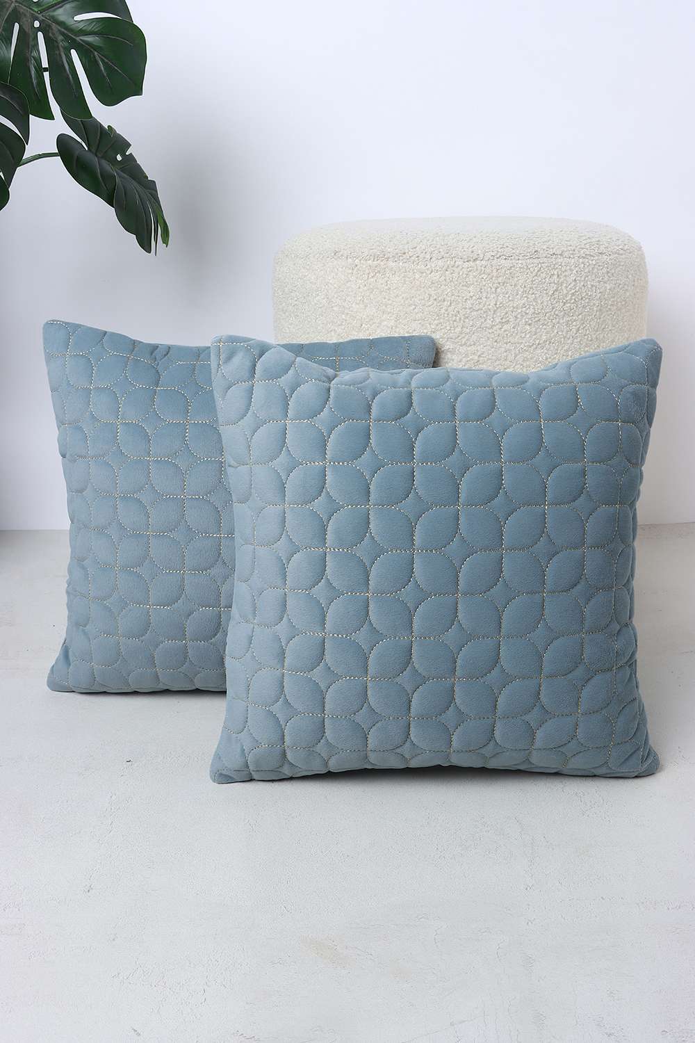 Mirage-Set-of-2-Quilted-Sky-Blue-Cushion-Cover-40-x-40-cm