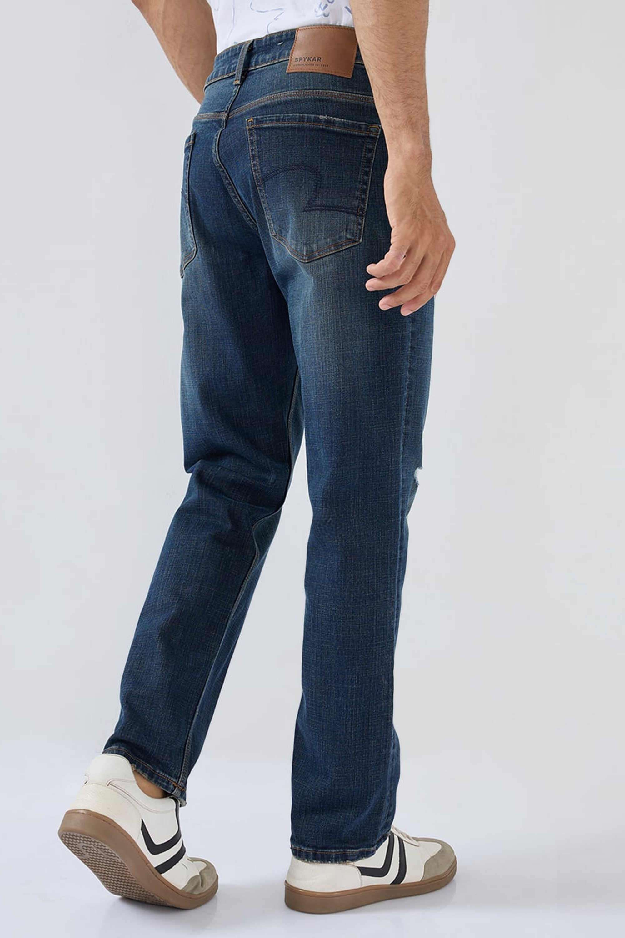 Solid-Cotton-Relaxed-Fit-Men-s-Jeans