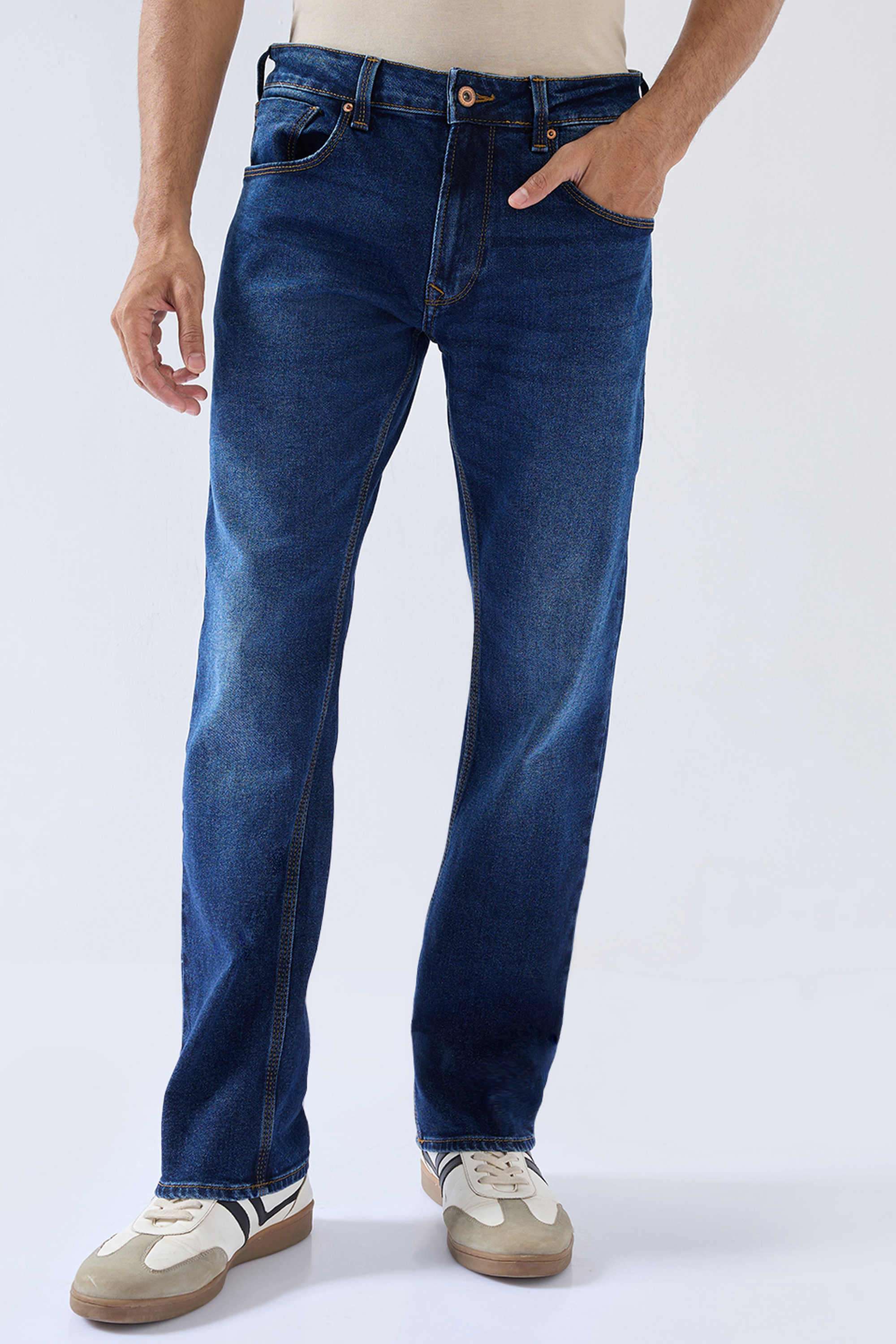 Solid-Cotton-Relaxed-Fit-Men-s-Jeans