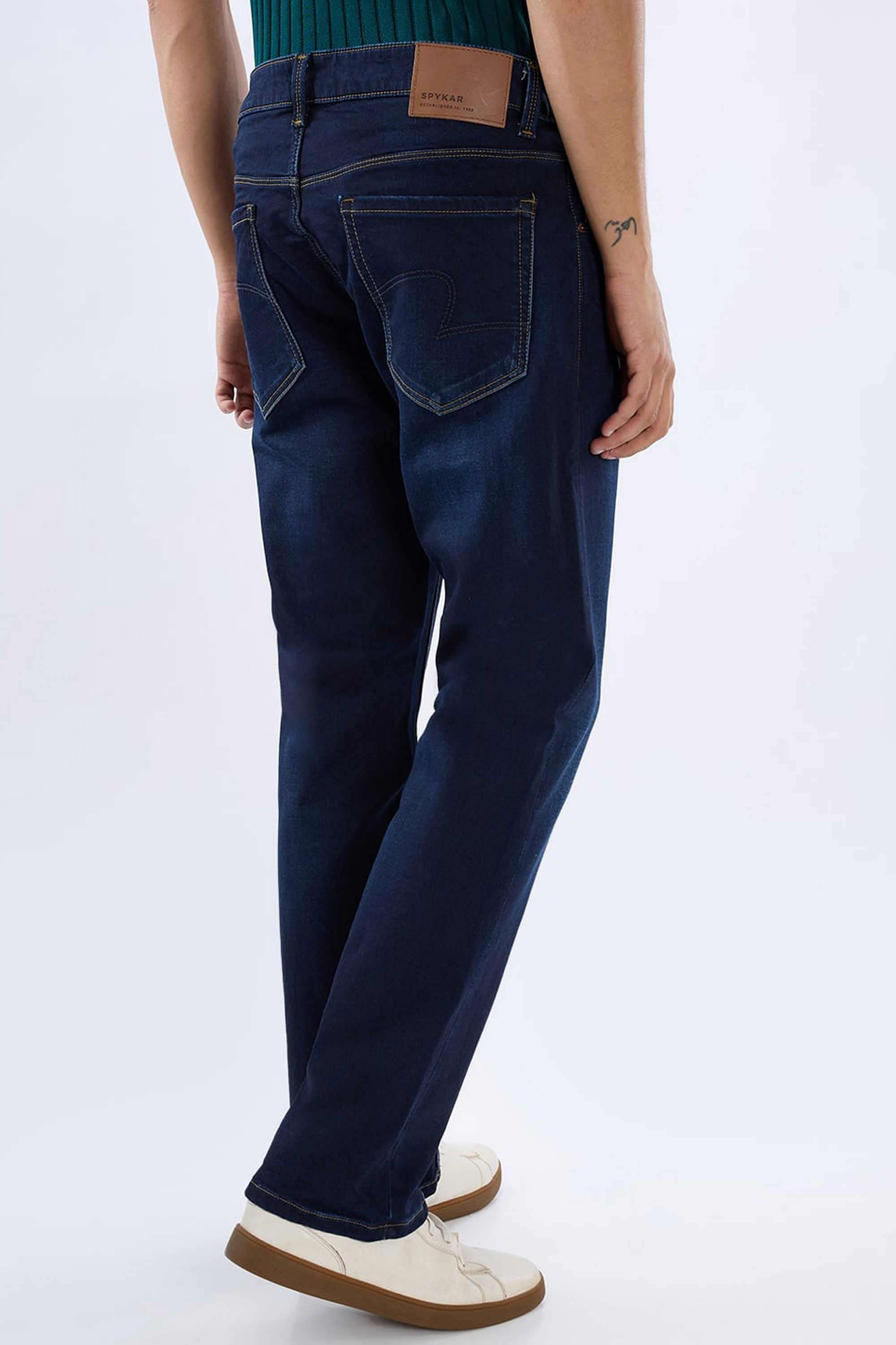 Solid-Cotton-Relaxed-Fit-Men-s-Jeans