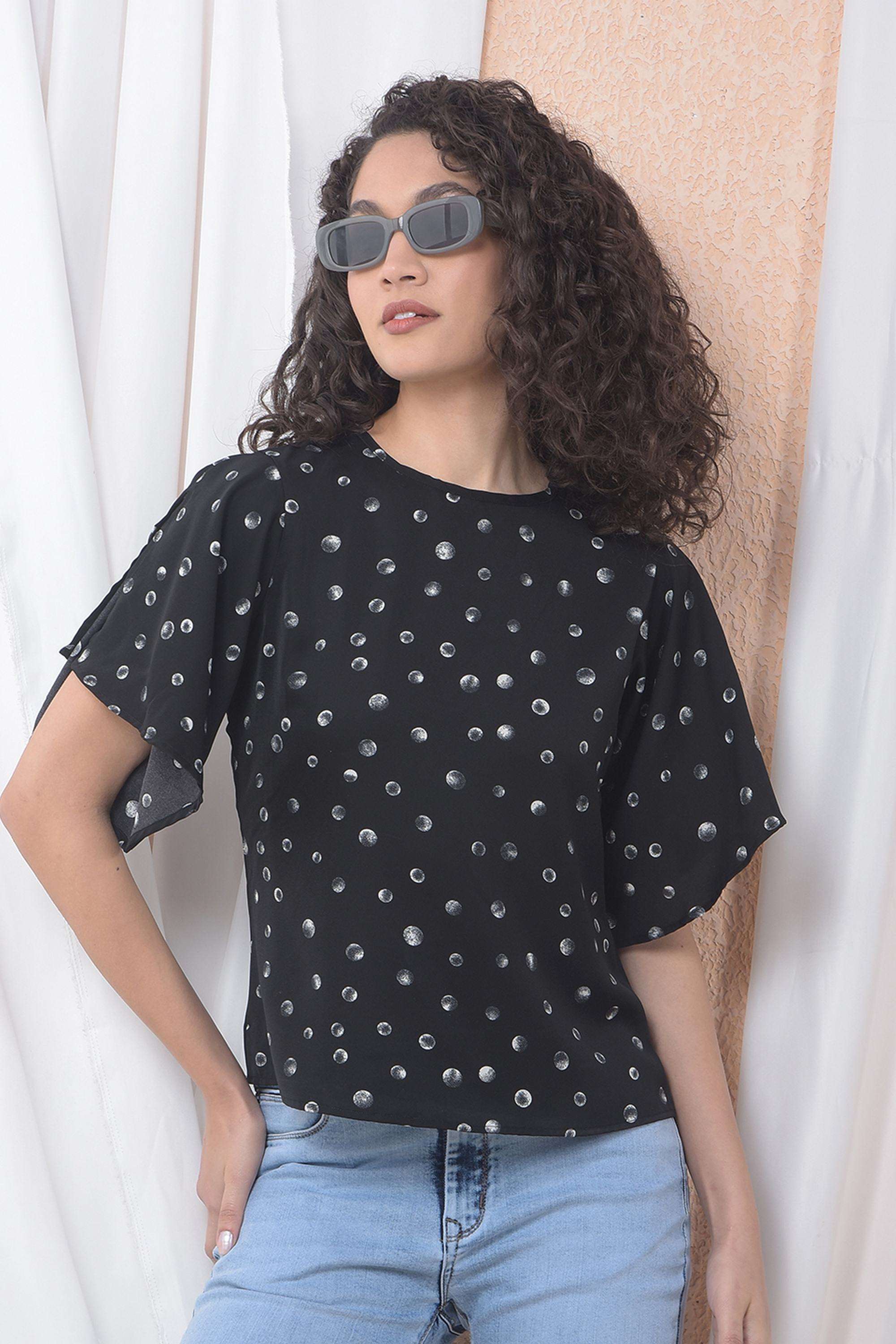 crimsoune club Printed Polyester Round Neck Women's Top-picture-16