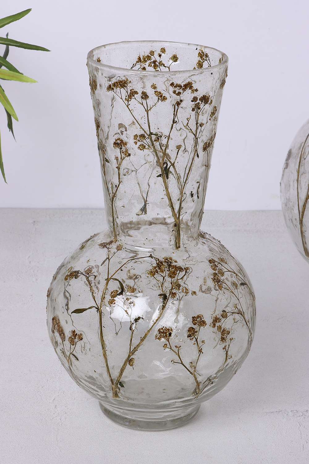 Poetic-Opulence-Ecru-Dried-Flower-Glass-Vase-27Cm