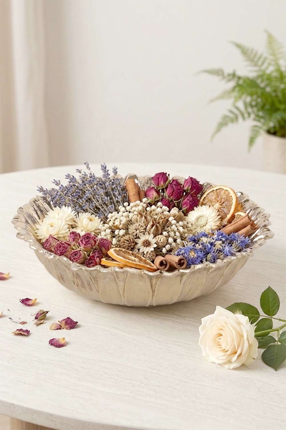 Global-Indian-Ziva-Sunflower-Bowl-With-Marbel-Bs-29Cm