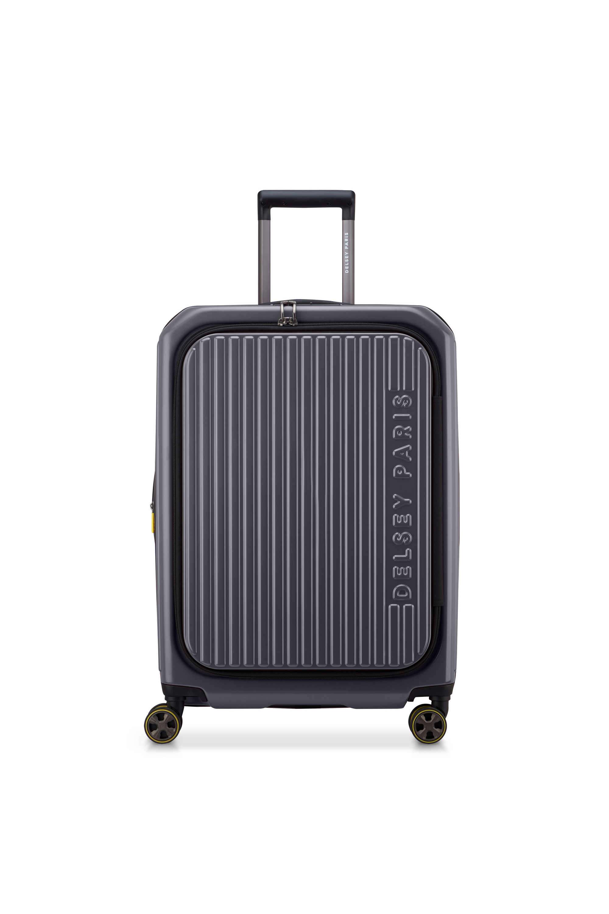 Zipper-Polycarbonate-Unisex-Casual-Wear-4-Wheel-Hard-Trolley