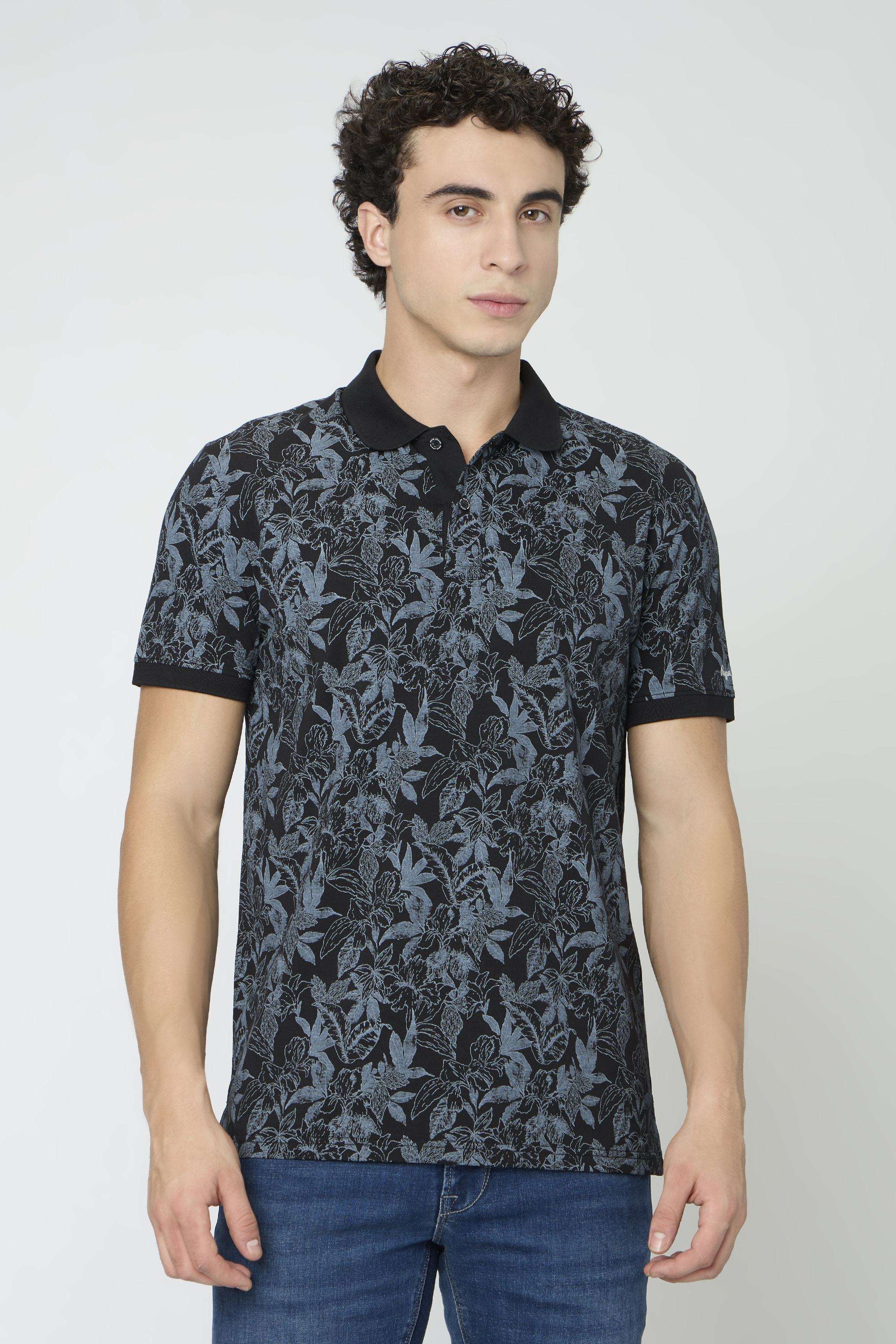 Printed-Blended-Fabric-Polo-Men-s-T-Shirt