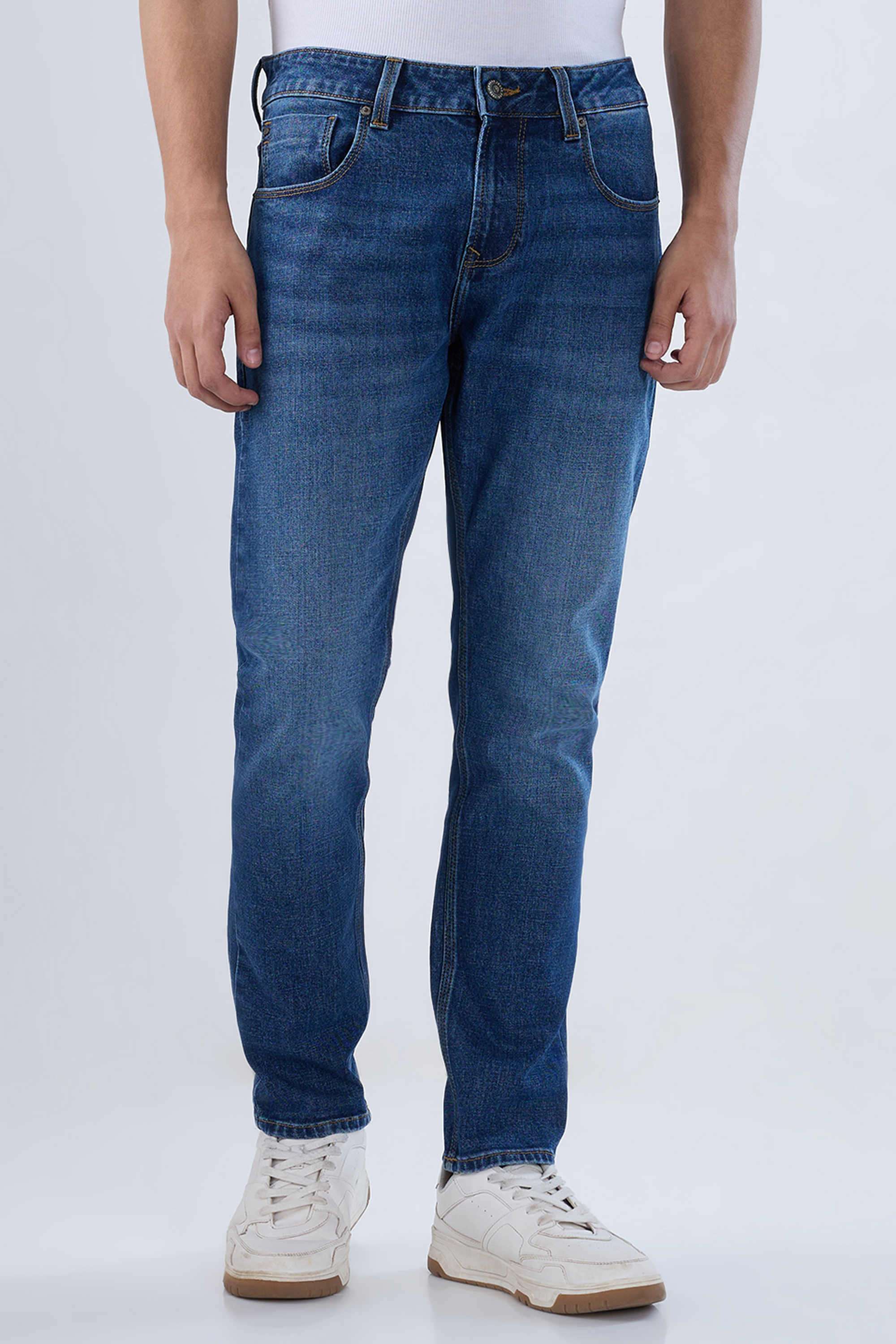 Solid-Cotton-Stretch-Slim-Fit-Men-s-Jeans